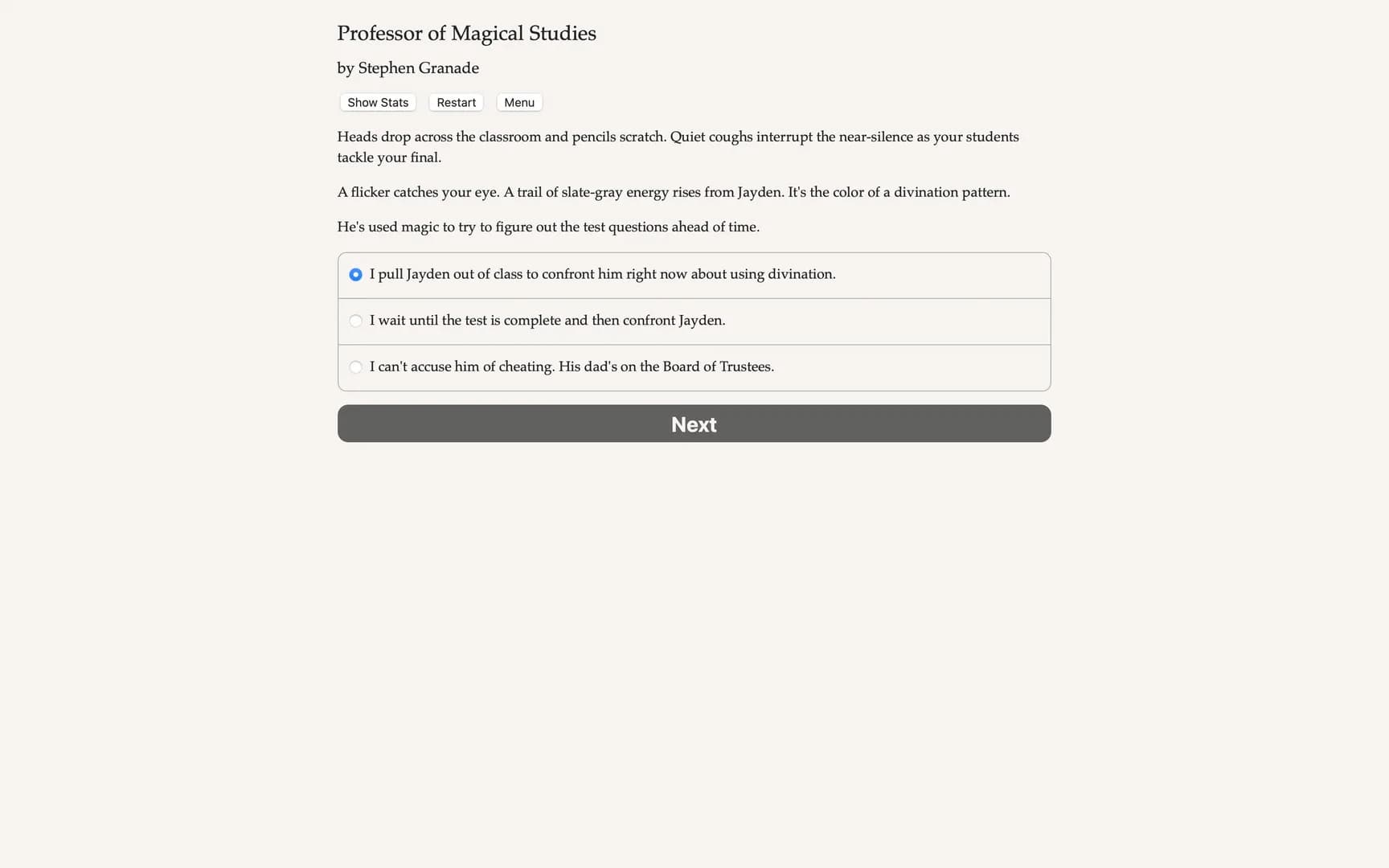 Professor of Magical Studies görsel 3