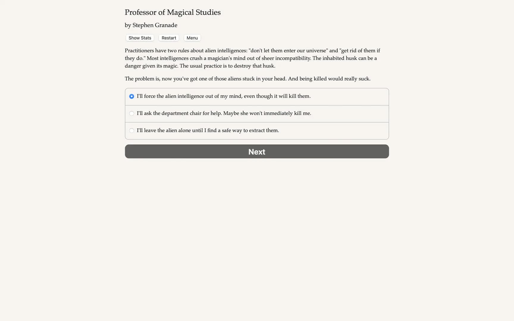 Professor of Magical Studies görsel 4