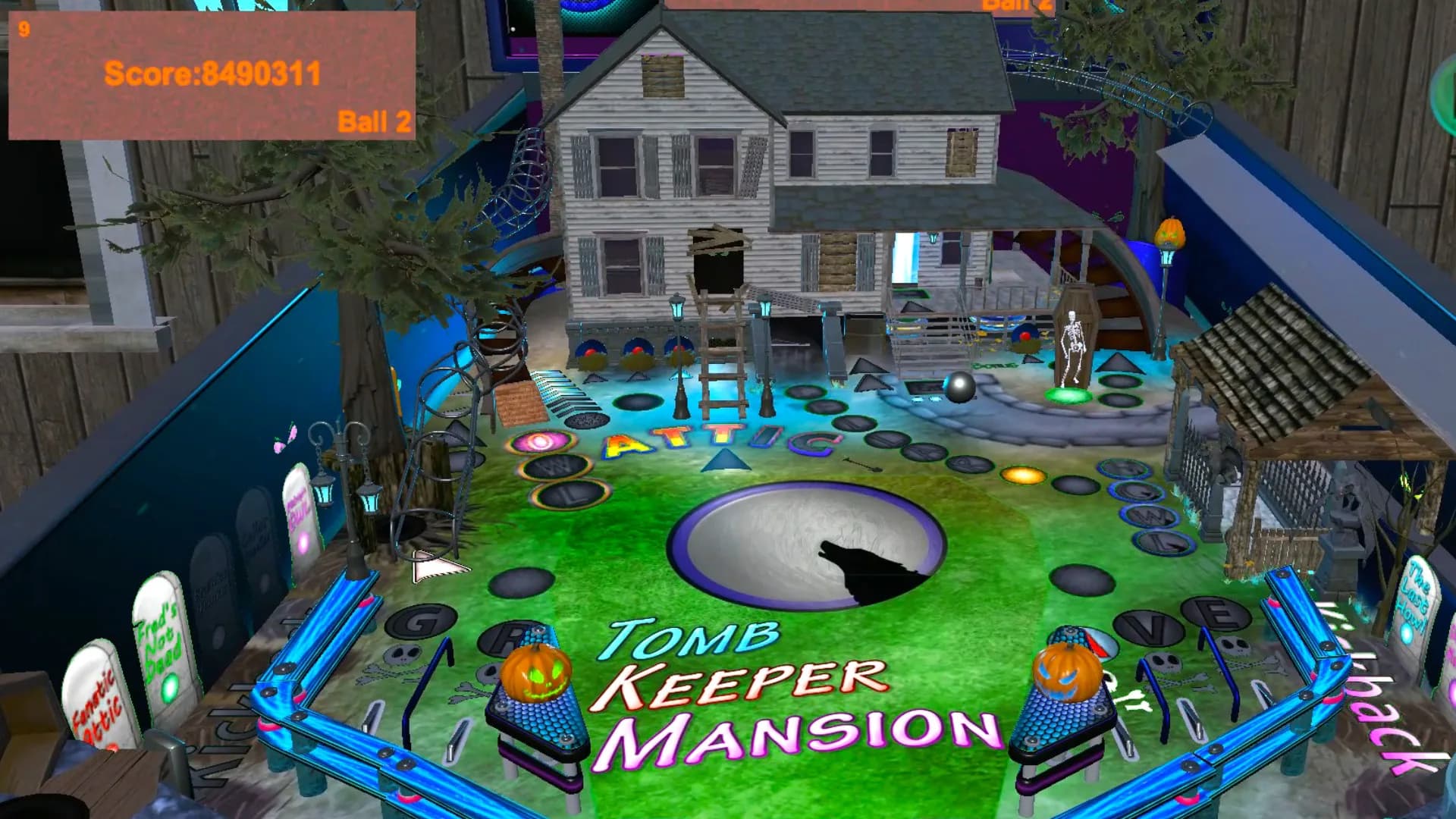 Tomb Keeper Mansion Deluxe Pinball görsel 4