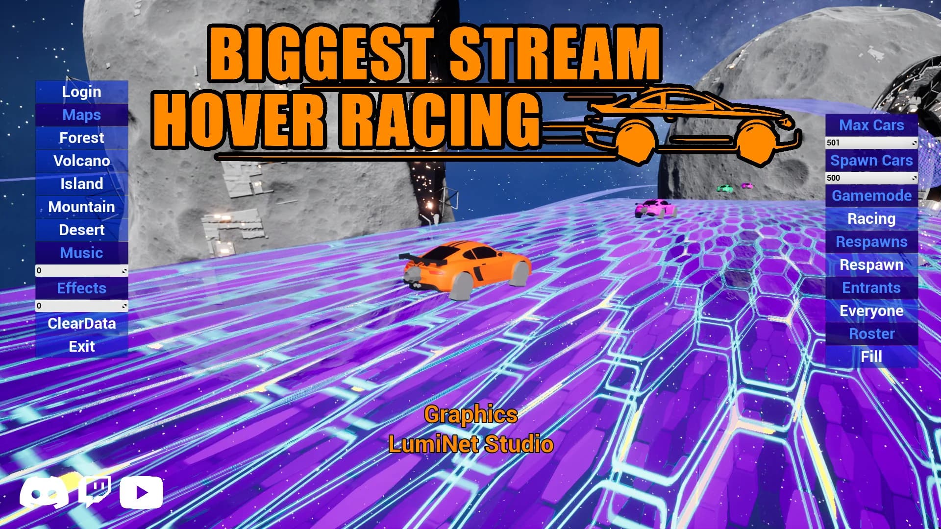 Biggest Stream Hover Racing görsel 2