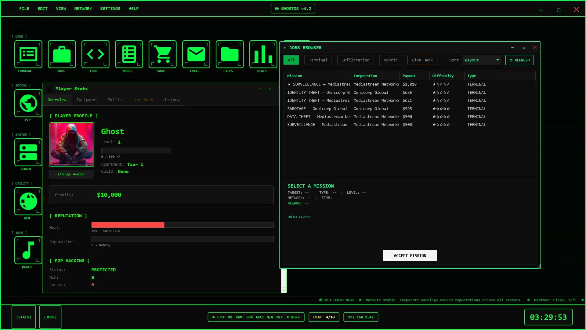 Ghost Network : Dark Hacker görsel 15