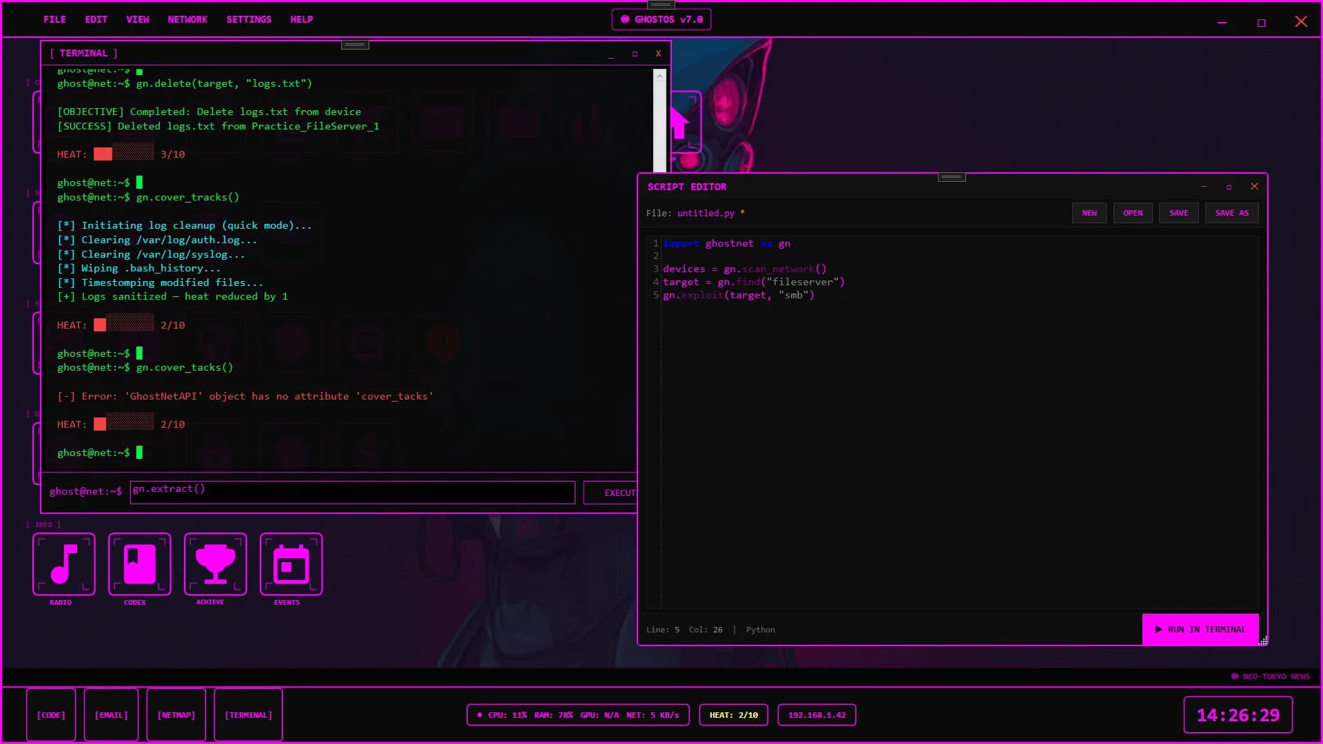 Ghost Network : Dark Hacker görsel 16