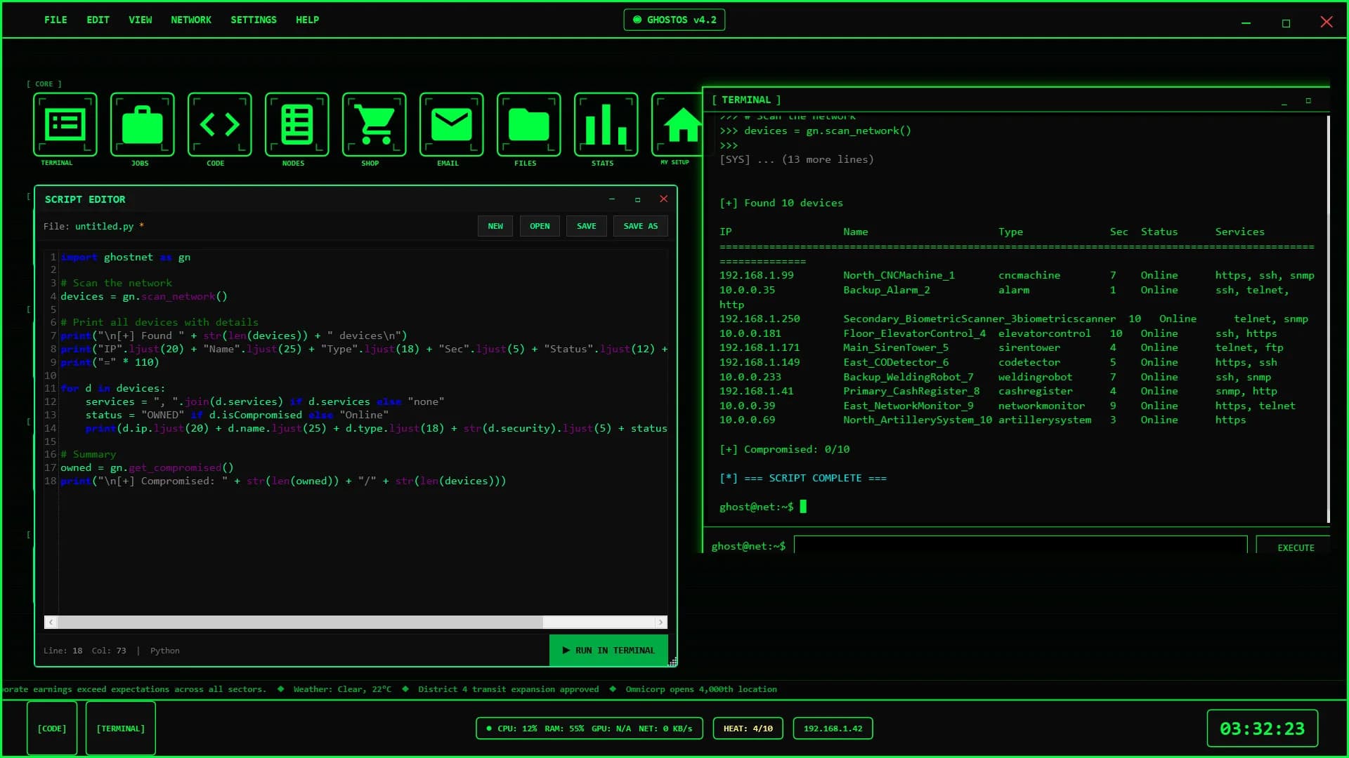 Ghost Network : Dark Hacker görsel 5