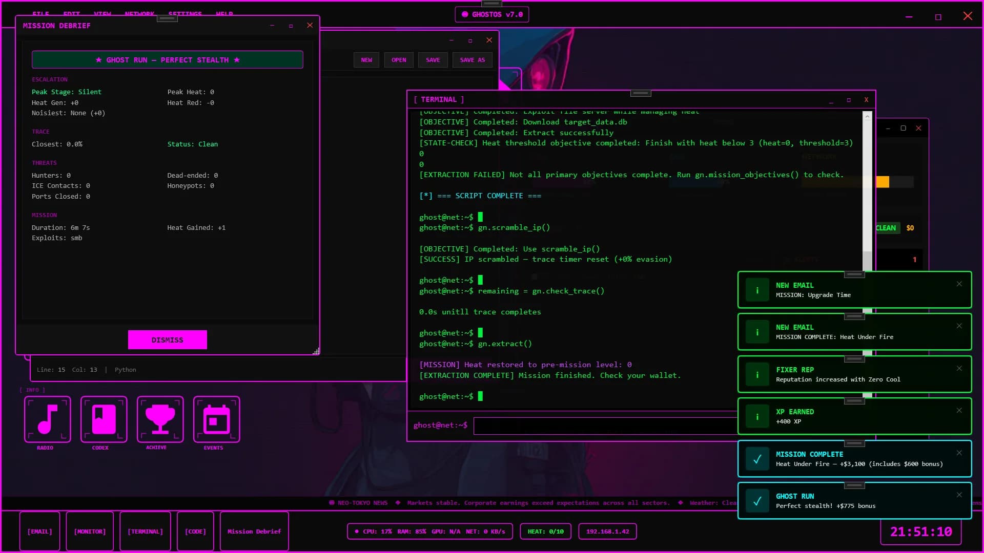 Ghost Network : Dark Hacker görsel 6