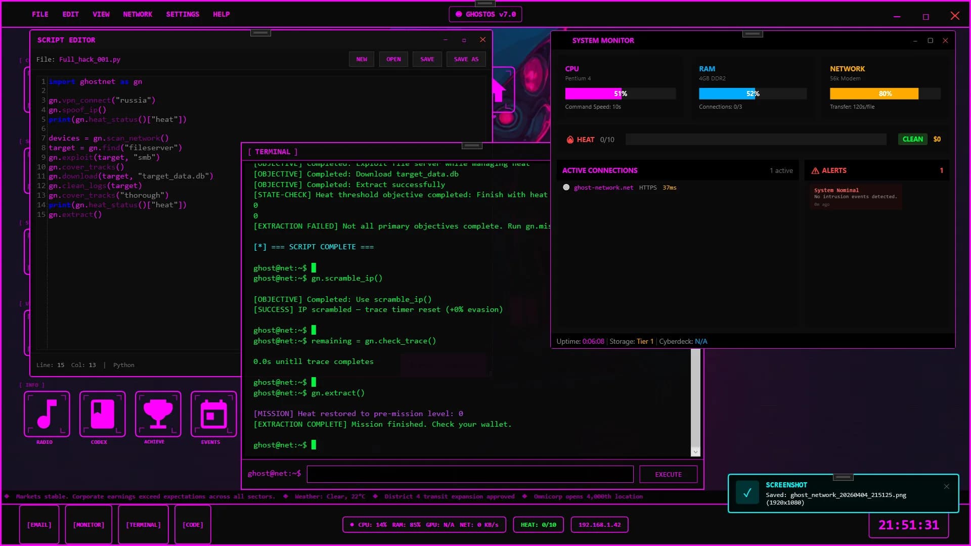 Ghost Network : Dark Hacker görsel 8