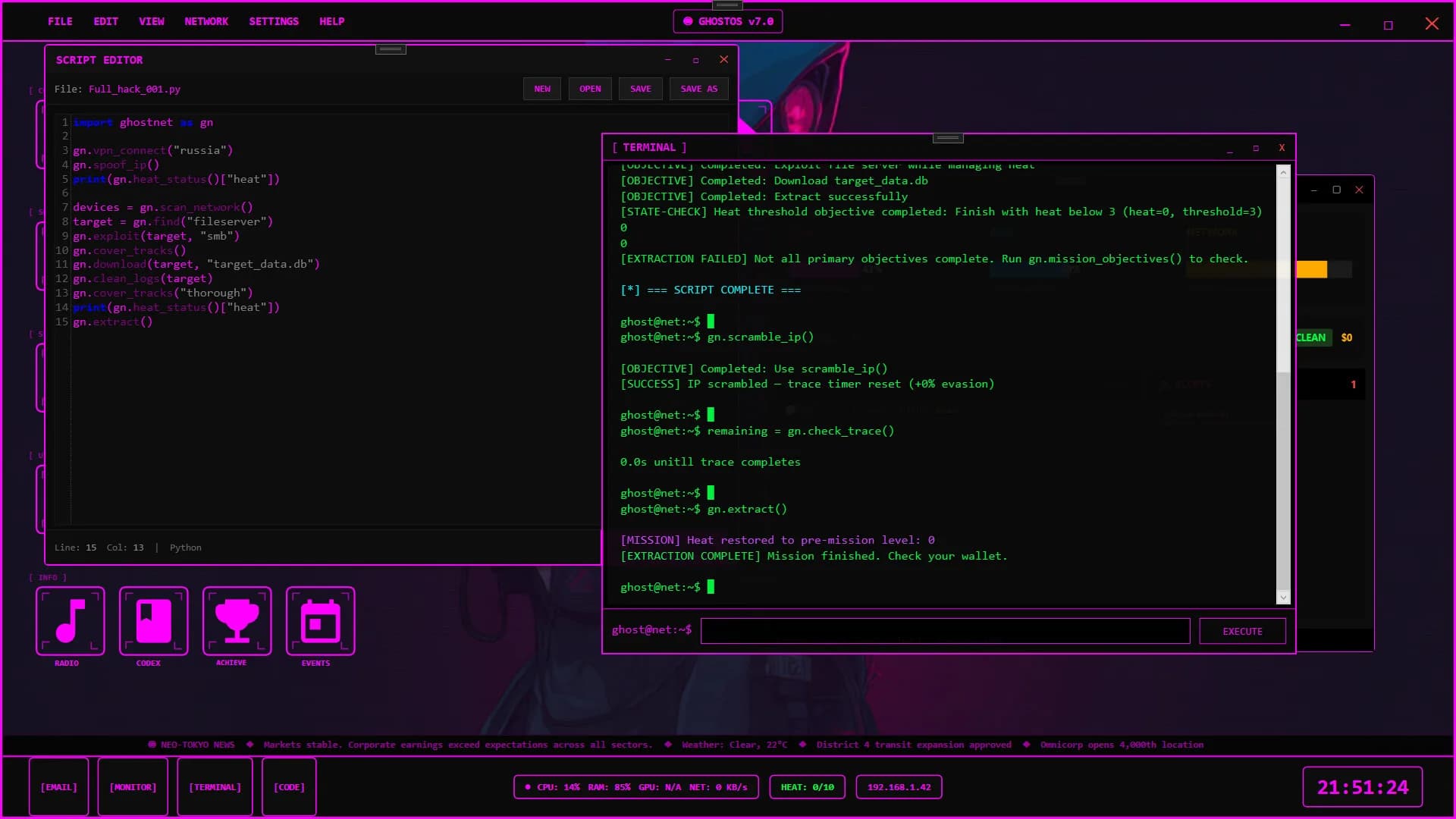 Ghost Network : Dark Hacker görsel 10