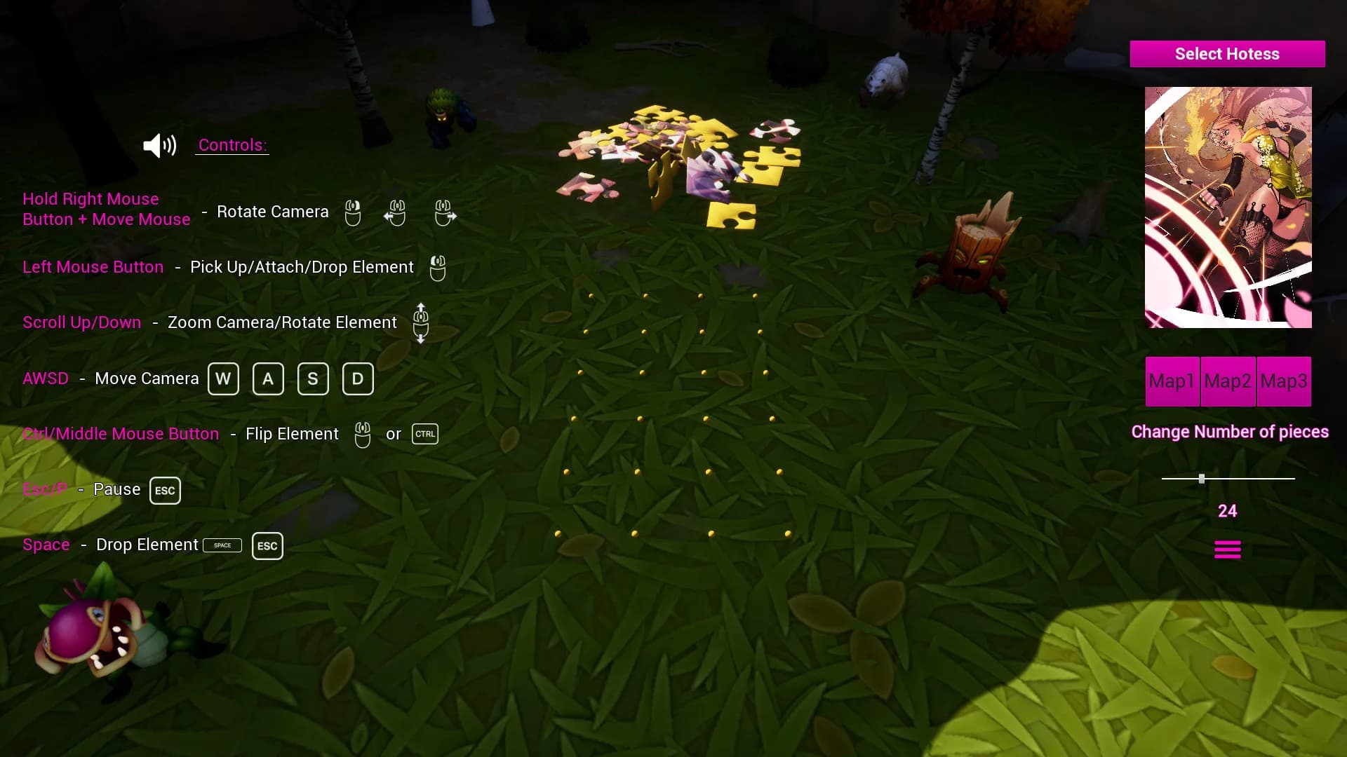 Anime Fantasy Jigsaw Puzzle 3D görsel 5