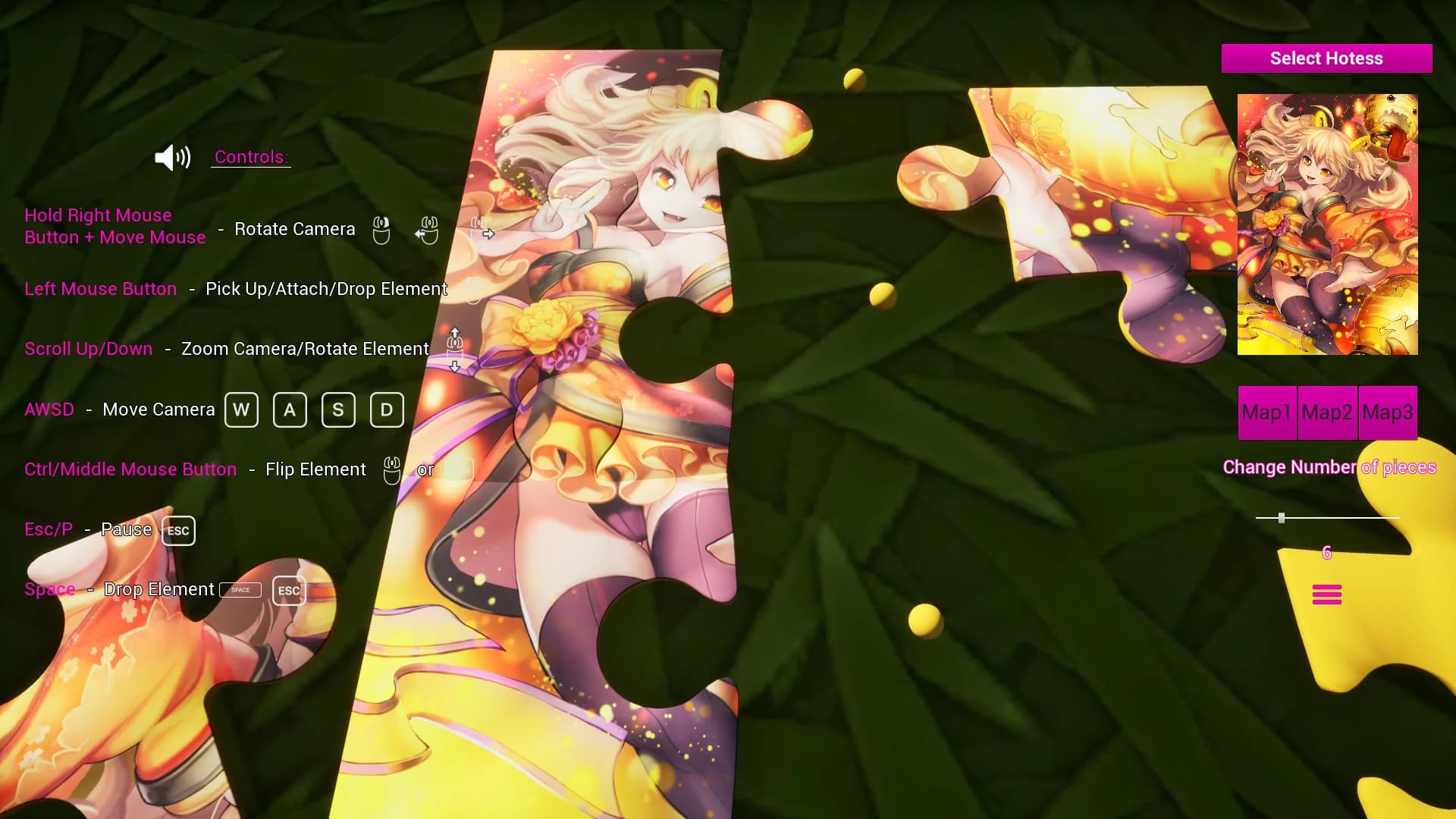 Anime Fantasy Jigsaw Puzzle 3D görsel 7