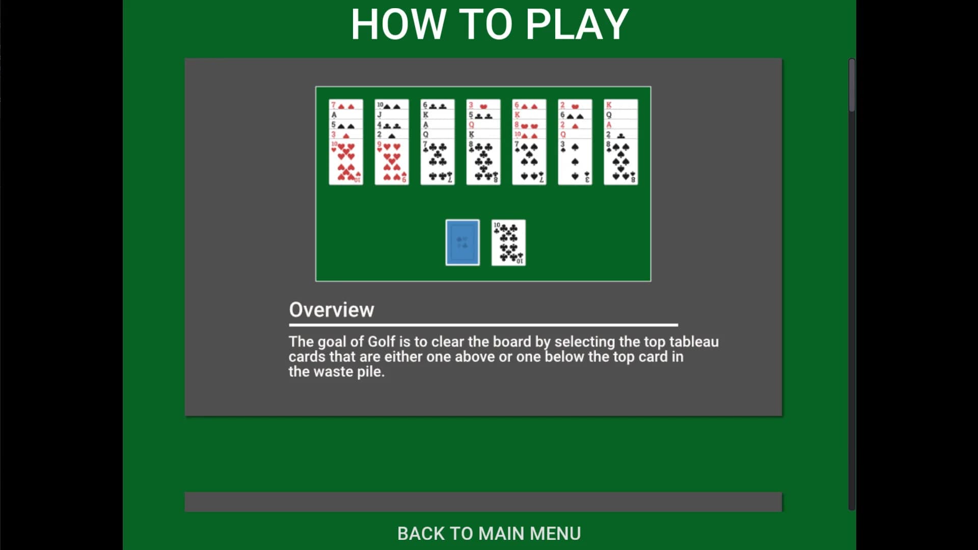Golf Solitaire Simple görsel 20