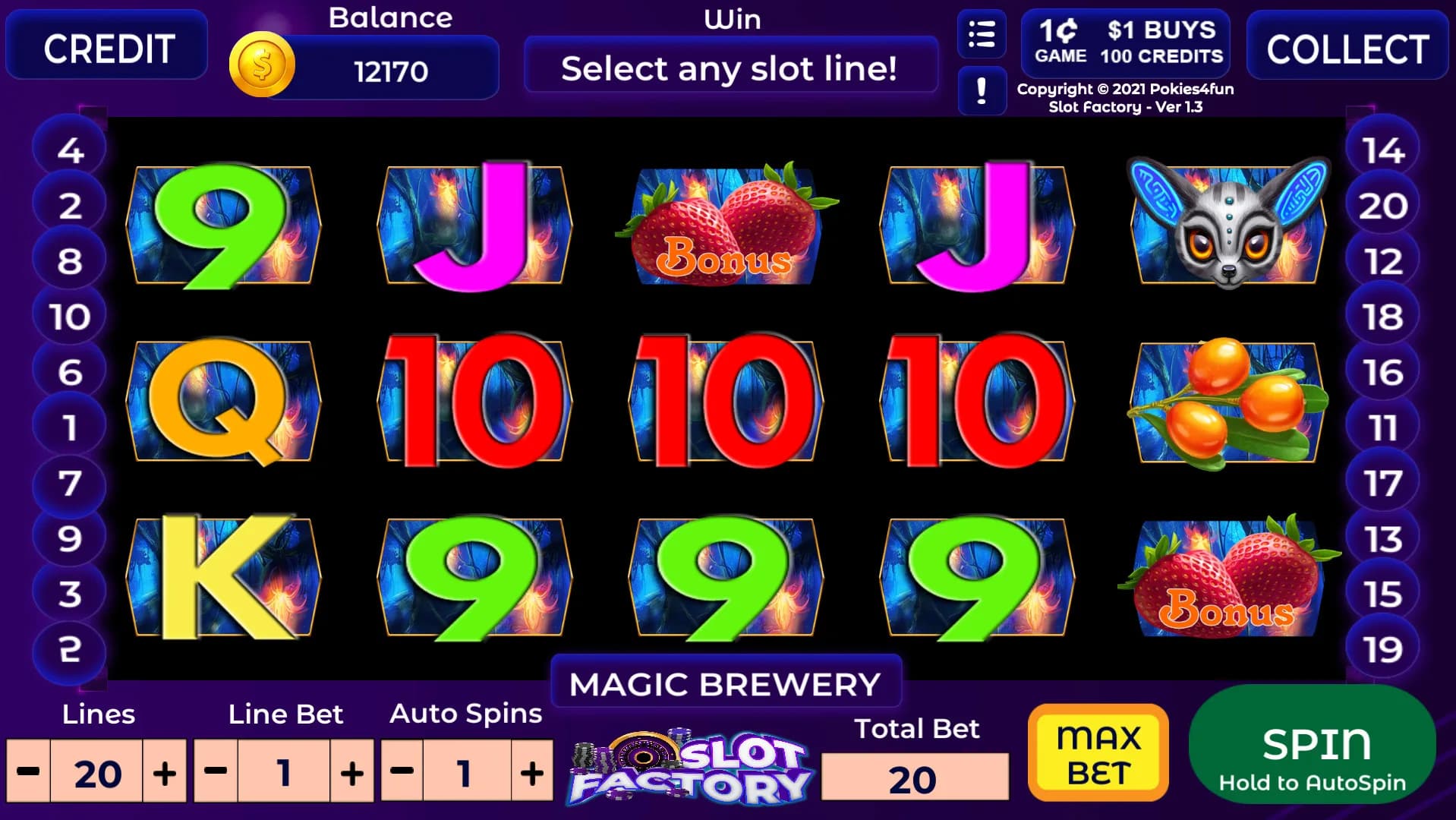 Slot Factory Create and Play - Magic Brewery görsel 2