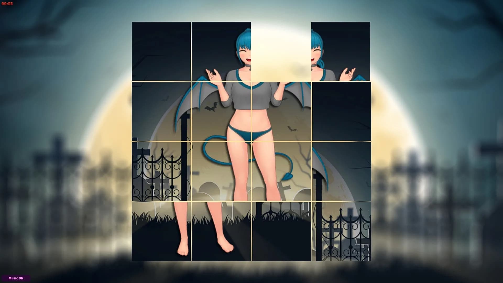 Adult Puzzles - Hentai Halloween görsel 3