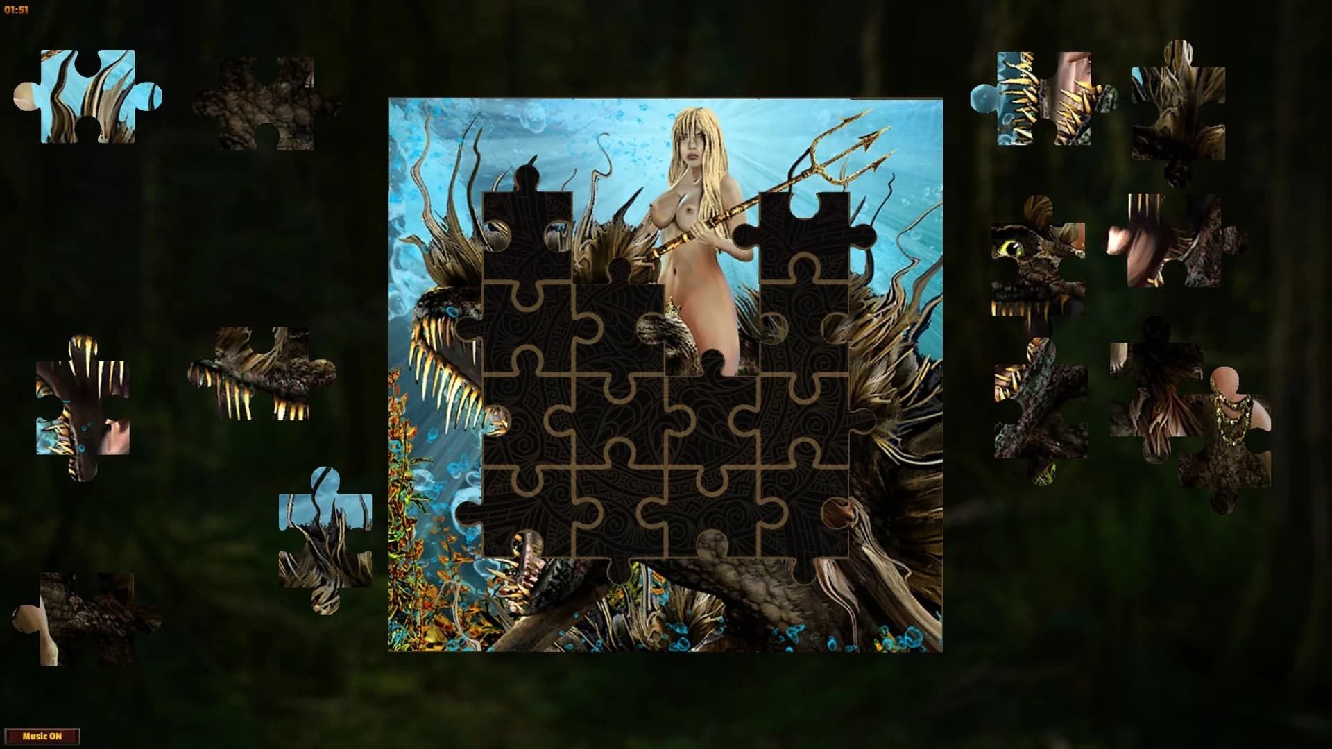 Adult Puzzles - Fantasy Ladies 2 görsel 3