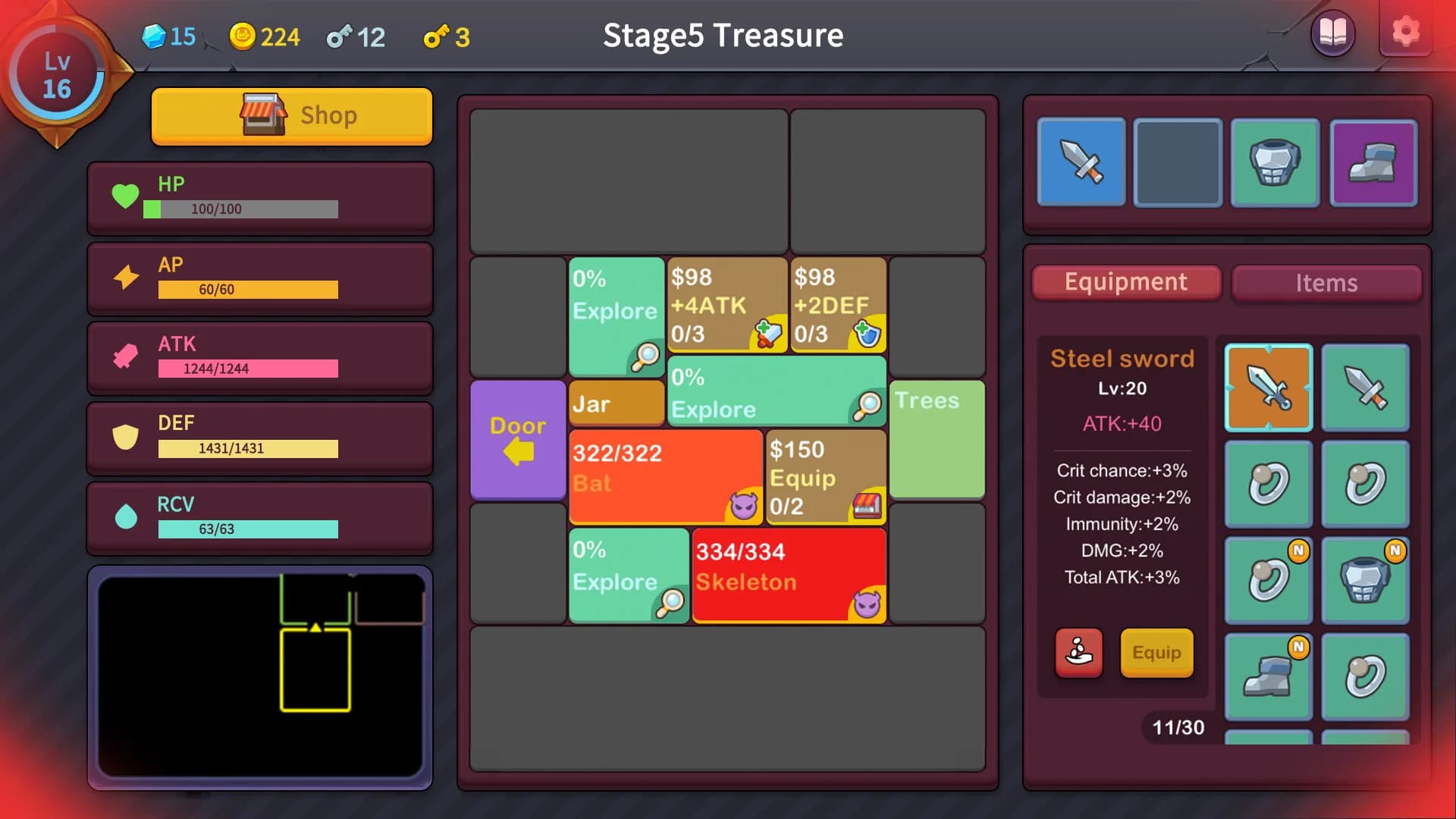Minimal Dungeon RPG görsel 2