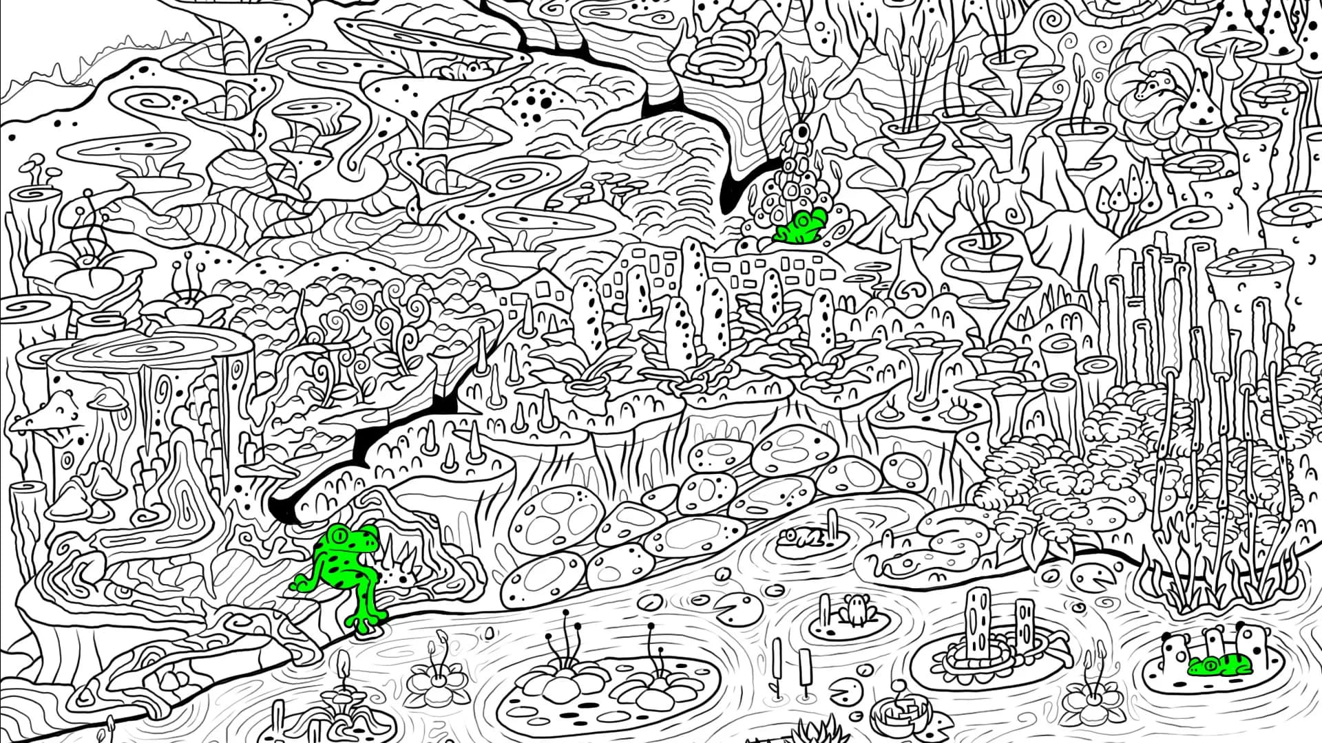 100 hidden frogs görsel 7