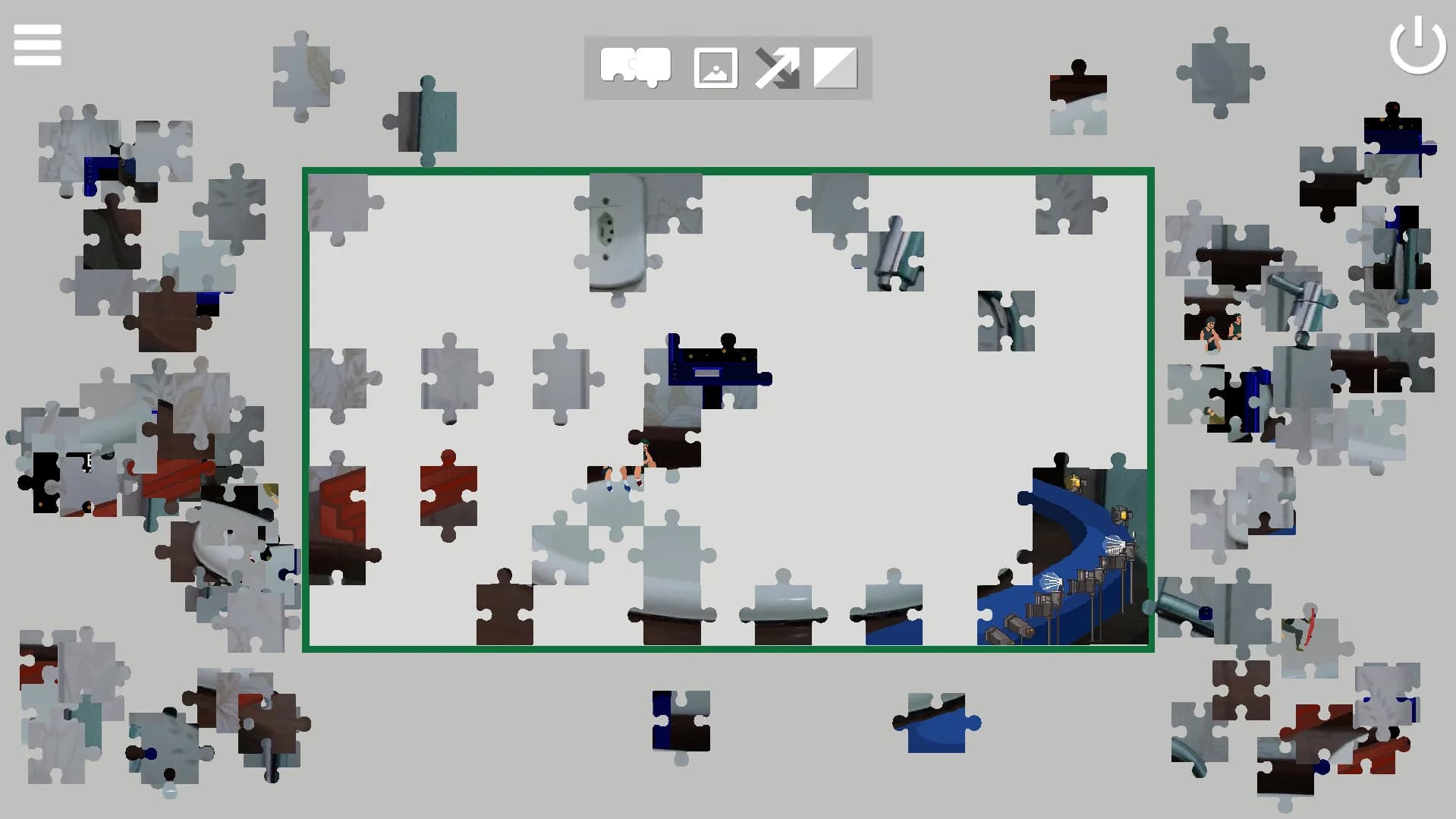 Invisible Places - Pixel Art Jigsaw Puzzle görsel 5