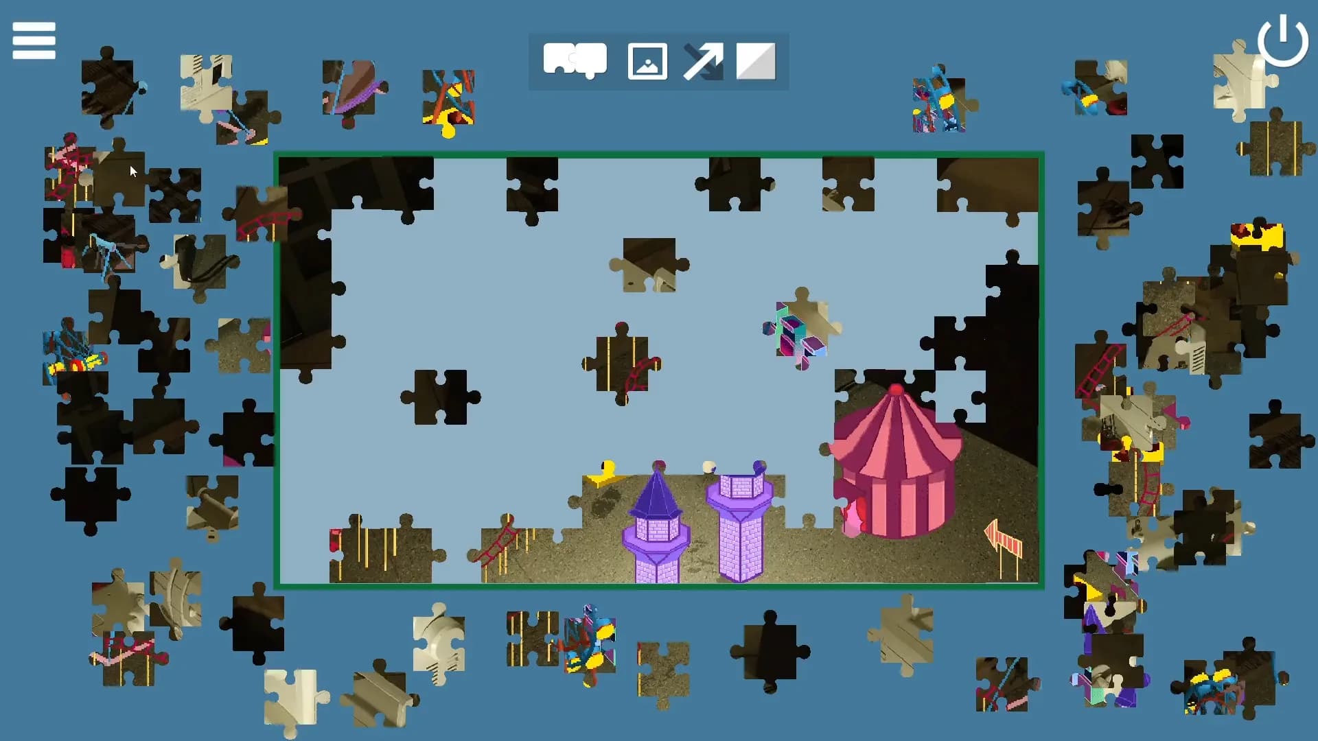 Invisible Places - Pixel Art Jigsaw Puzzle görsel 7