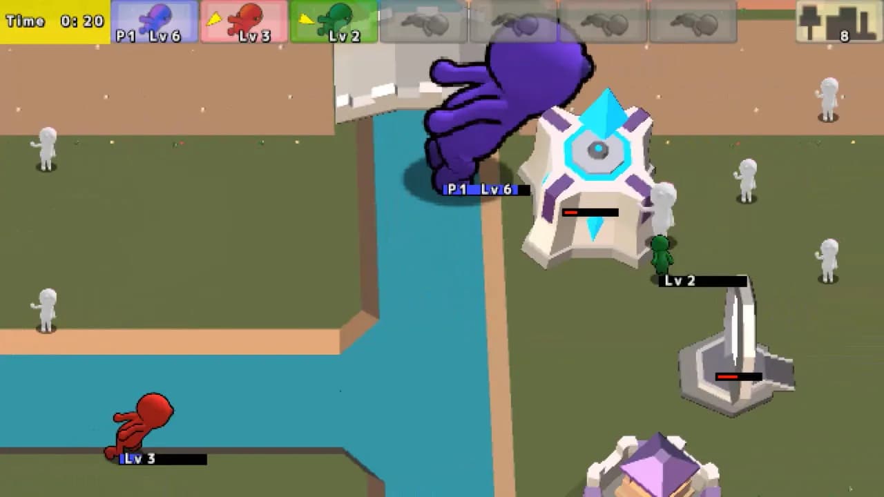 Pixel Game Maker Series Biggerman.io görsel 4