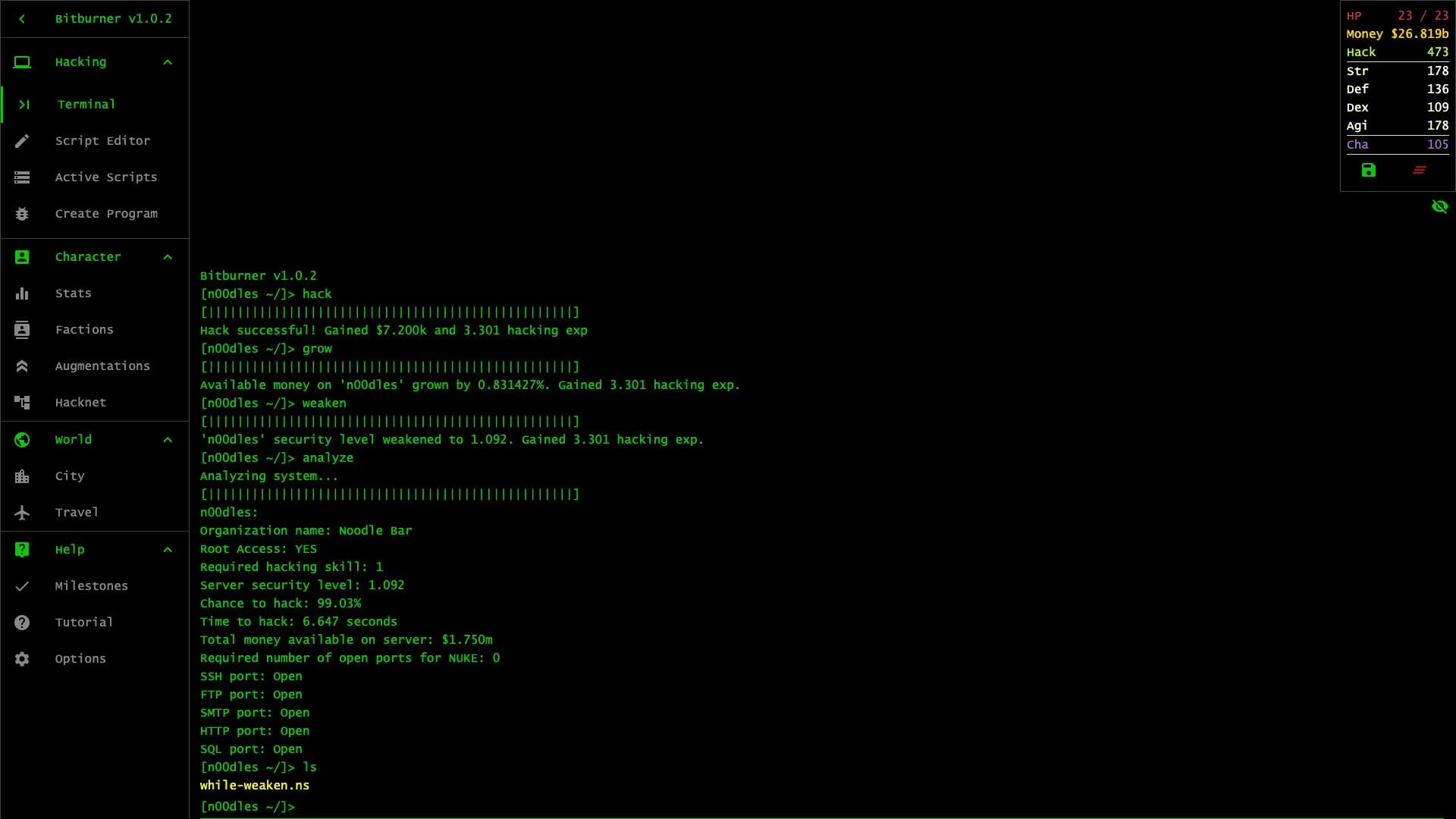 Bitburner görsel 4