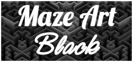 Maze Art: Black görsel 1