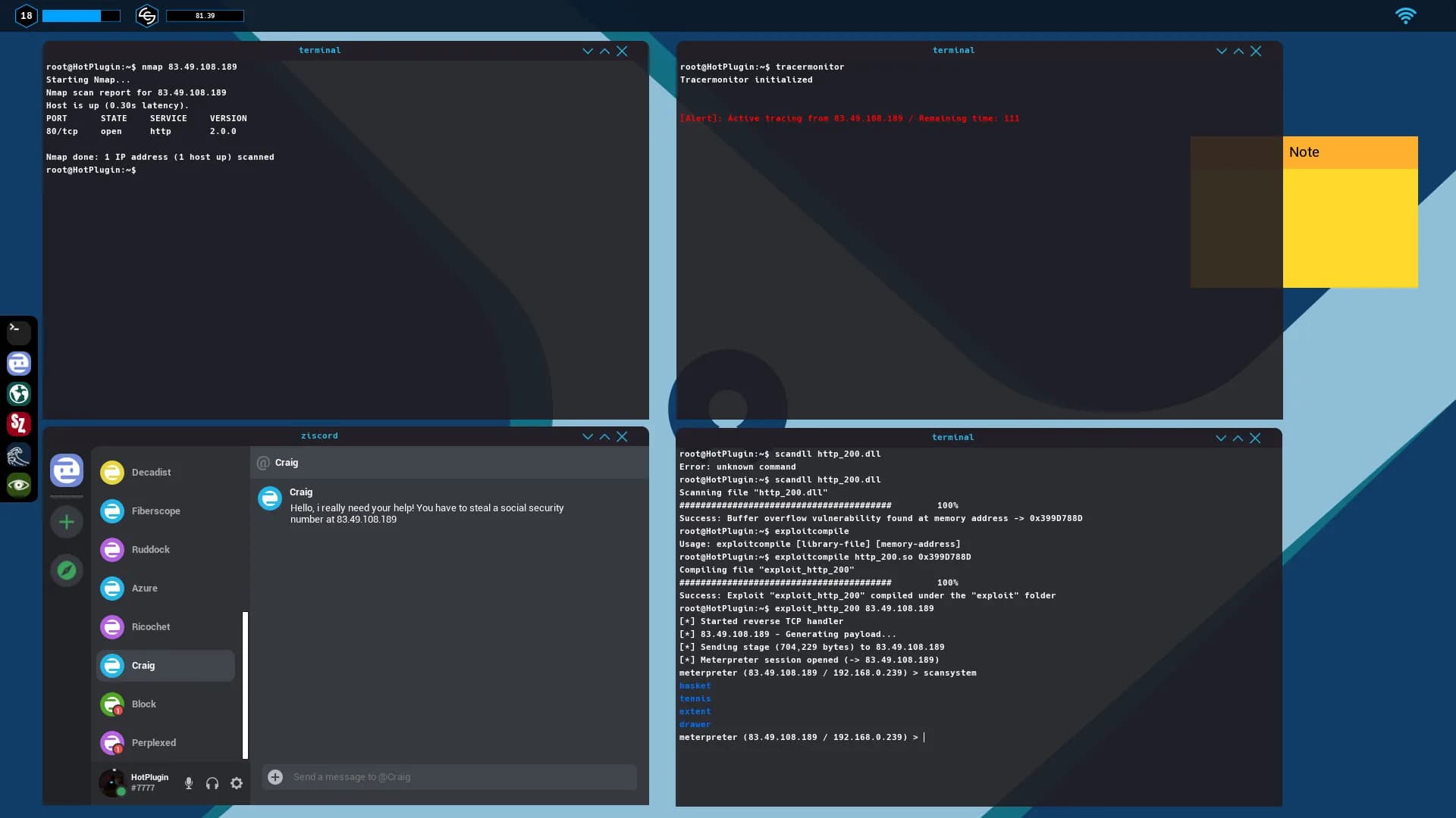 Hacker Simulator: Free Trial görsel 4