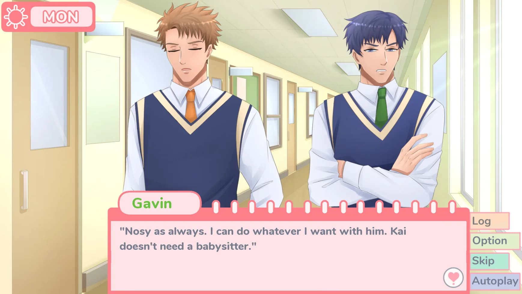 My Nemesis and Hero - Slice of Life Boys Love (BL) Visual Novel görsel 3
