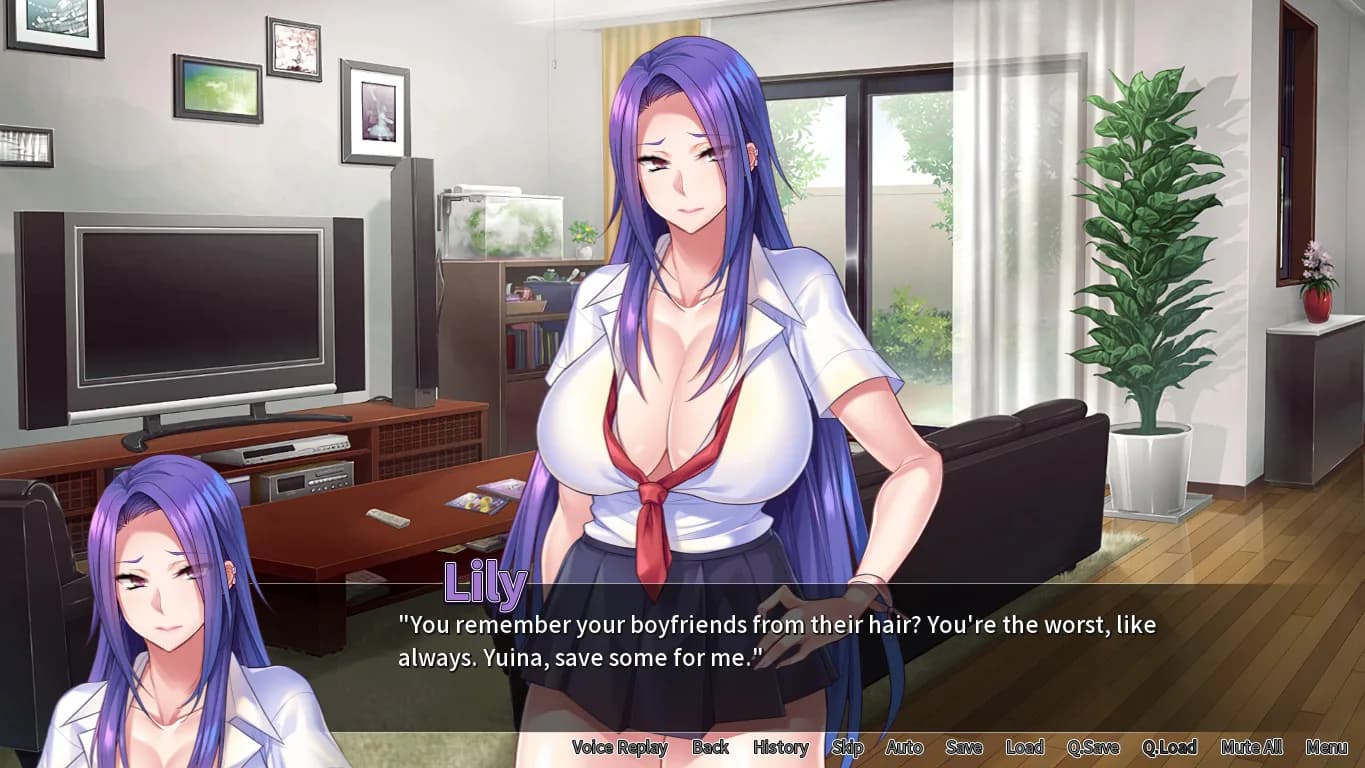 Hentai Houseparty: Gyaru Gangbang görsel 3