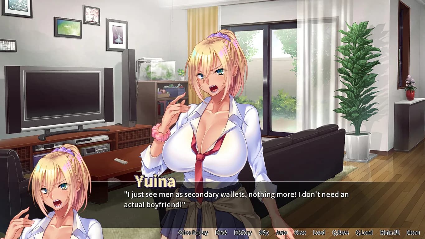Hentai Houseparty: Gyaru Gangbang görsel 6