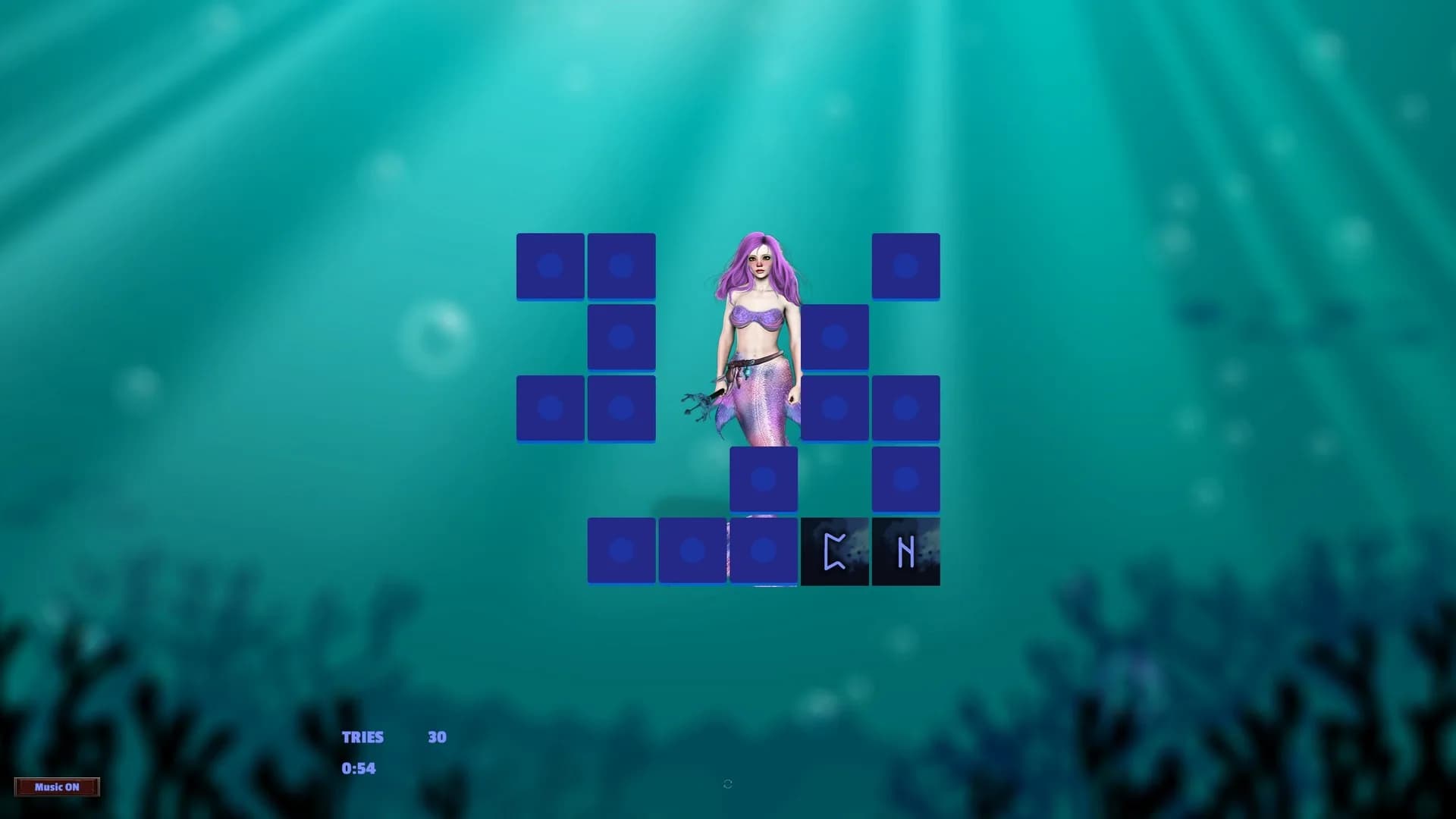 Memory Puzzle - Mystery Mermaids görsel 2