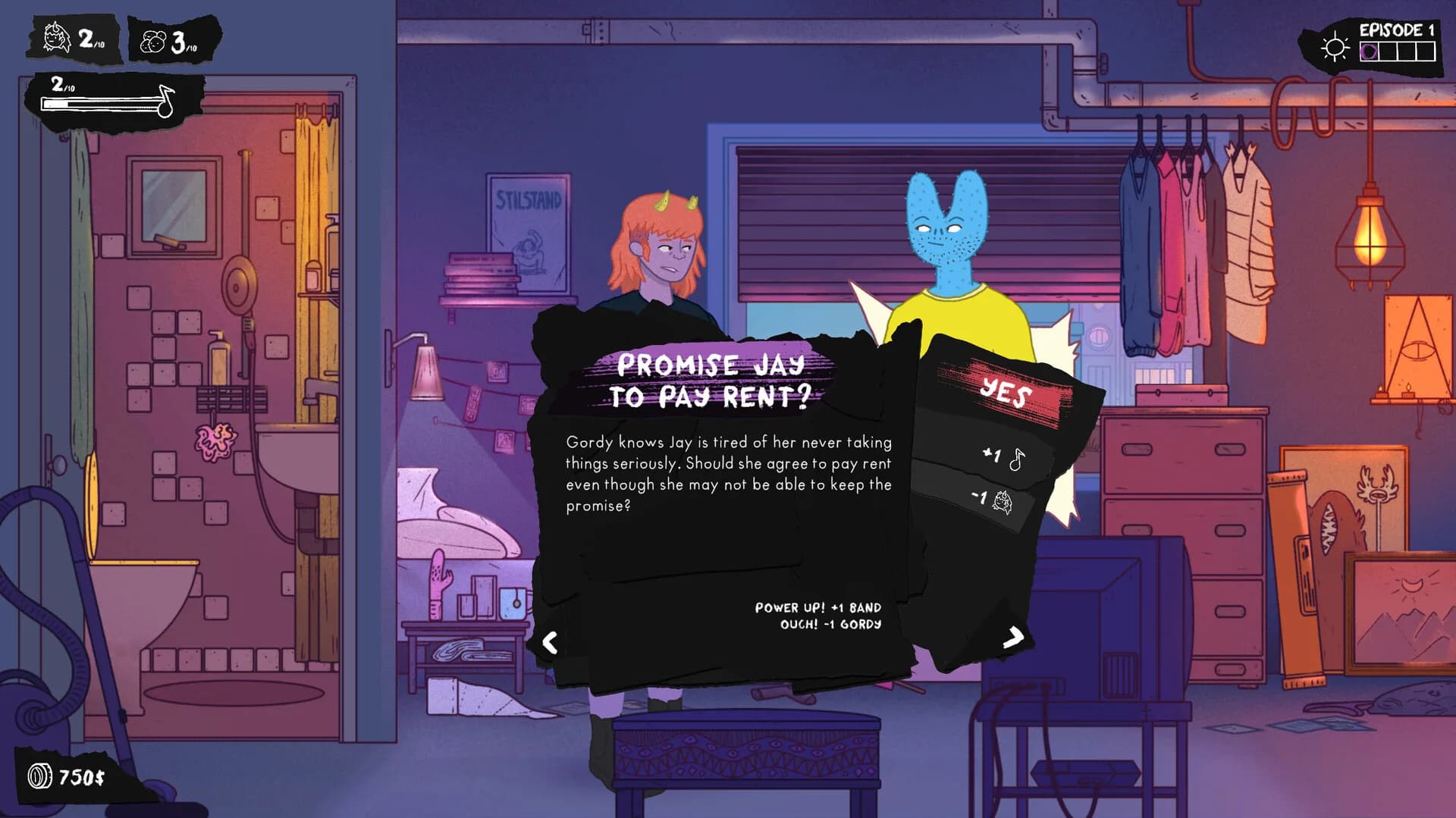 Dead Pets: A Punk Rock Slice of Life Sim görsel 4