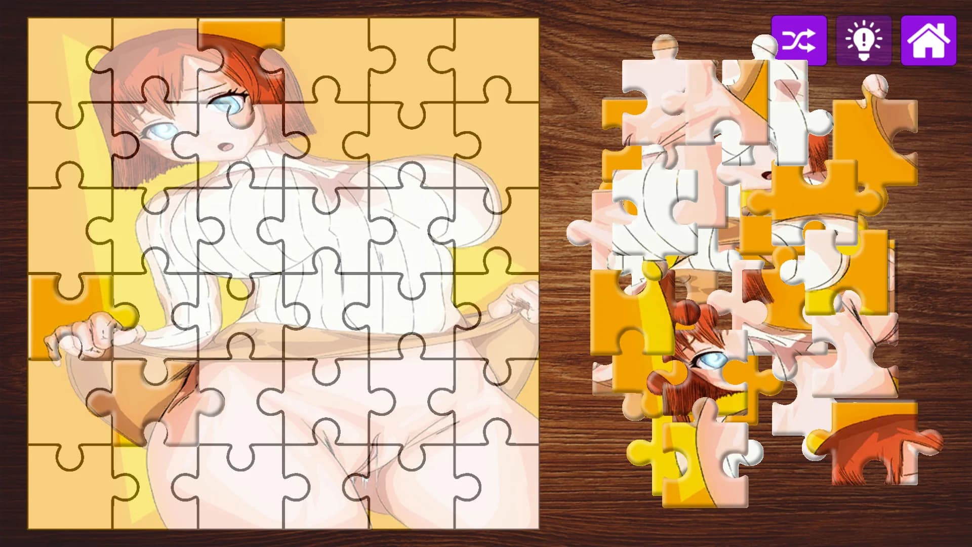 Hentai Jigsaw Puzzle Collection: Autumn görsel 2
