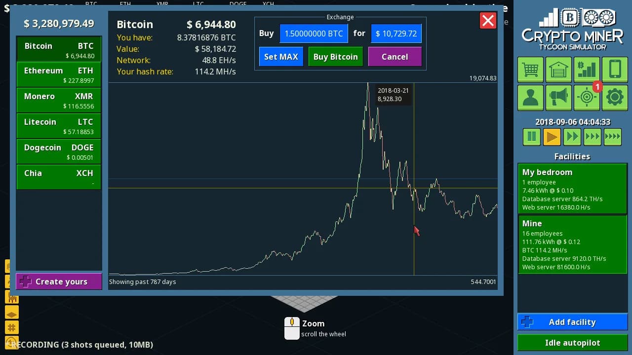 Crypto Miner Tycoon Simulator görsel 4