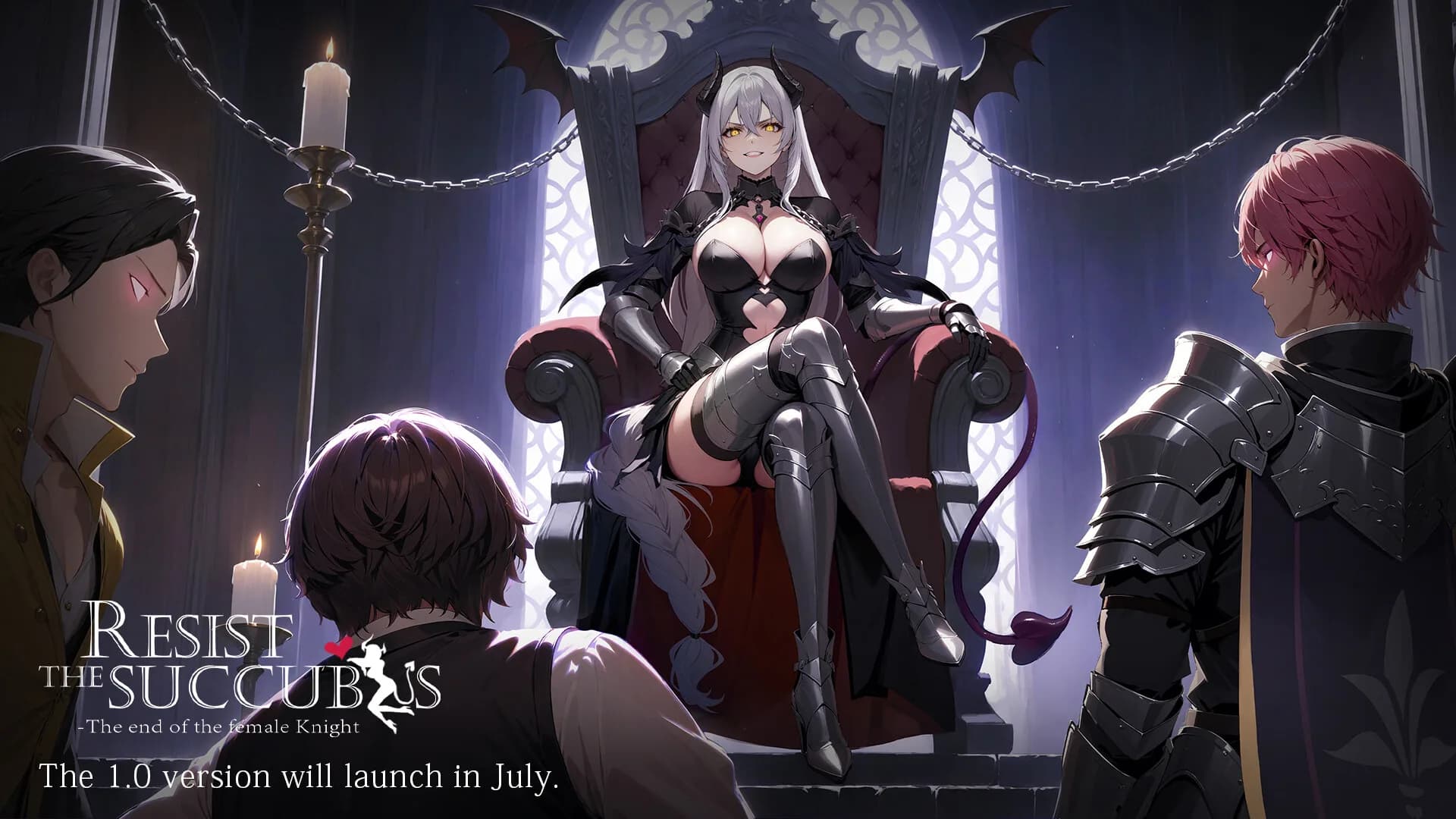 Resist the succubus—The end of the female Knight görsel 2