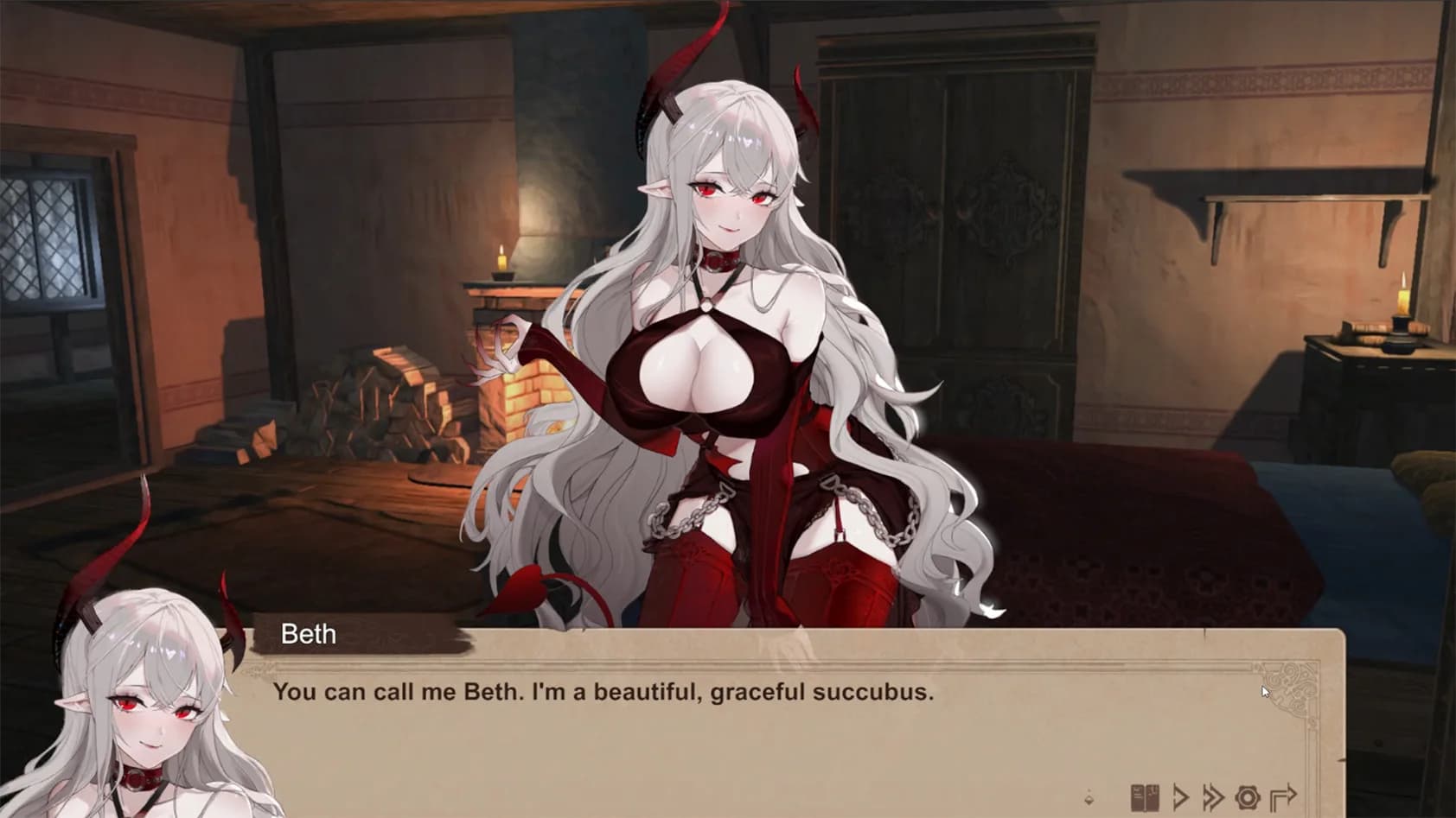 Resist the succubus—The end of the female Knight görsel 10