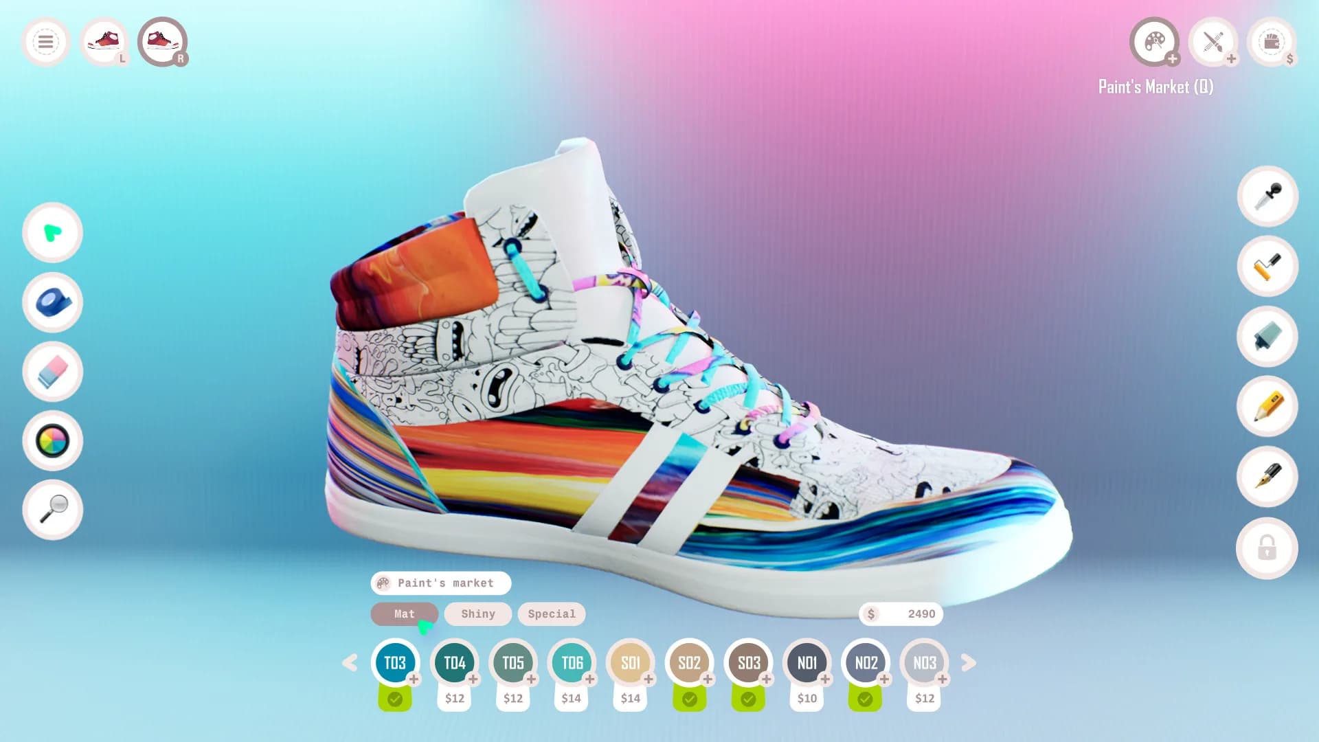 Sneakers Custom Simulator görsel 2