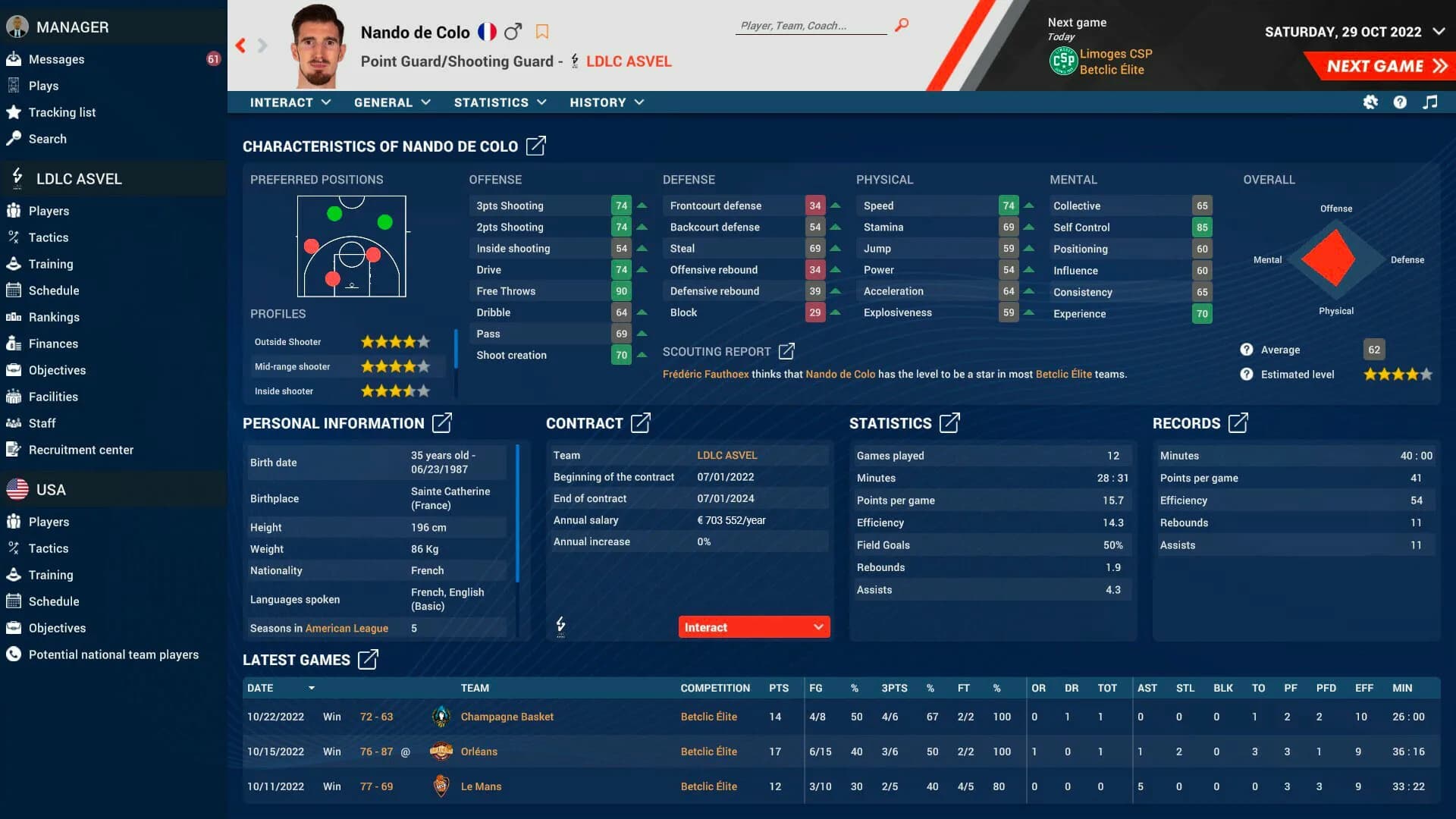 Pro Basketball Manager 2023 görsel 2