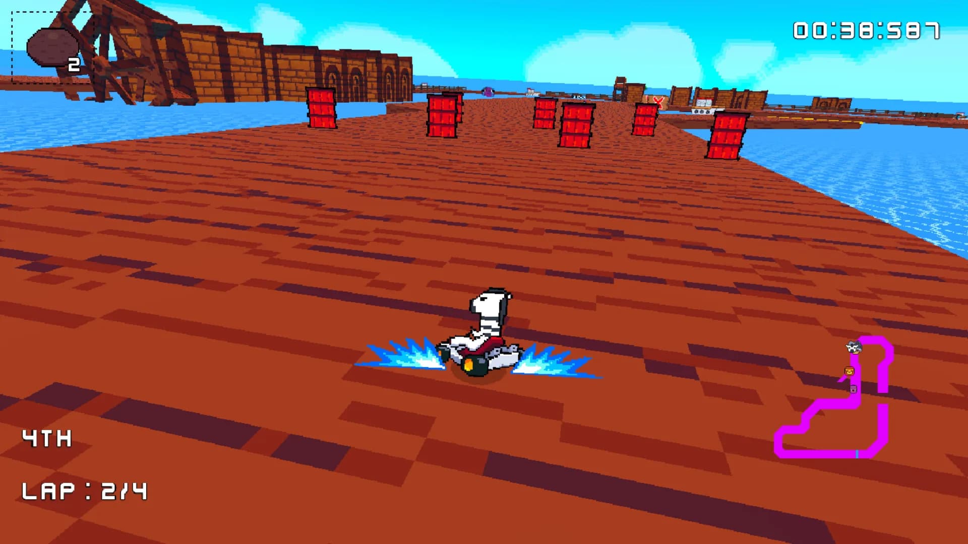 Retro Kart Rush görsel 2