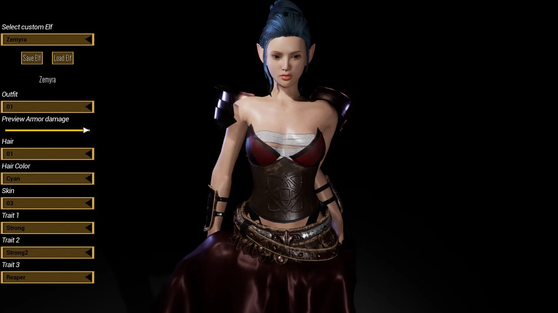 Elven Warmaiden görsel 2
