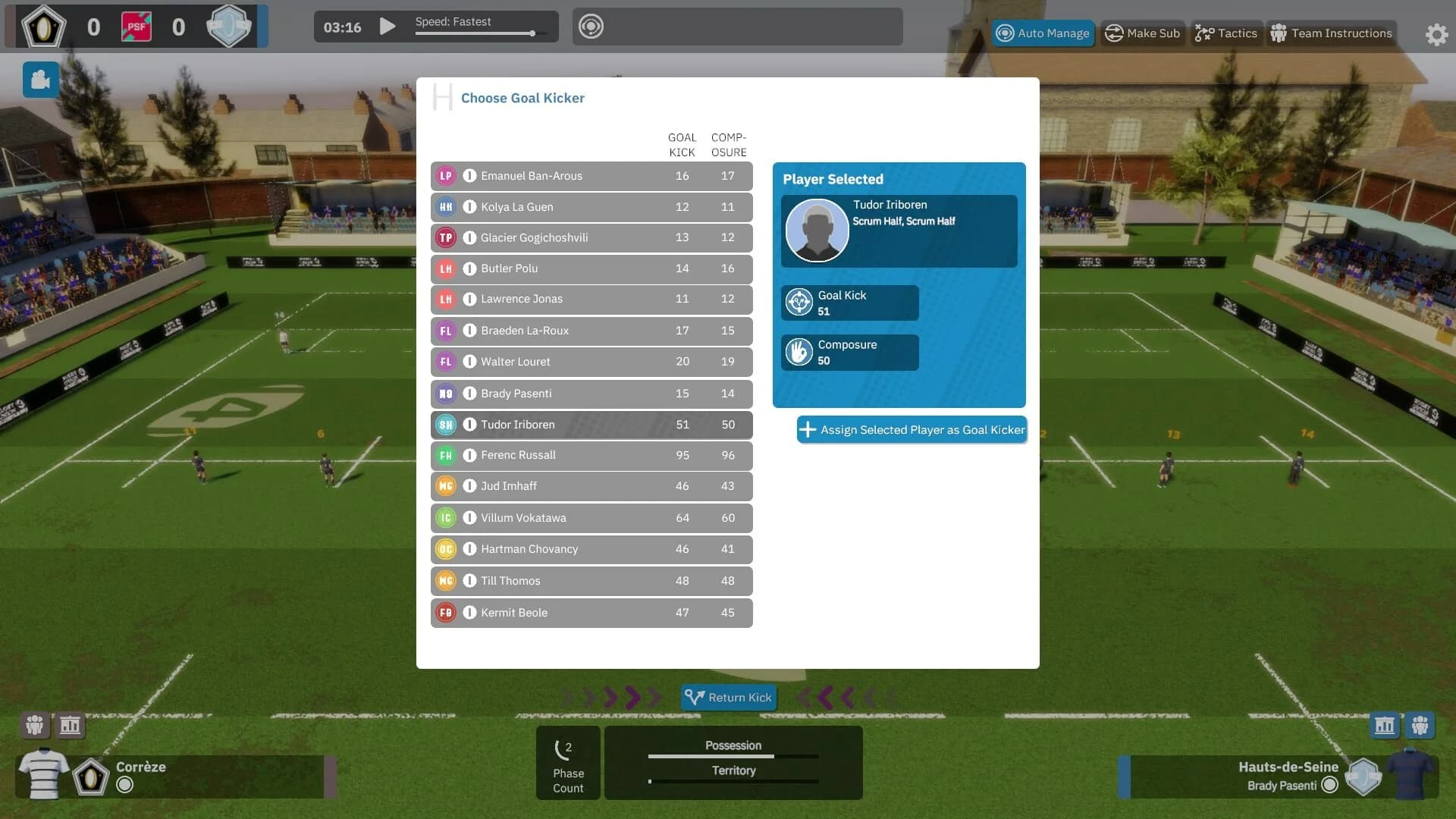 Rugby Union Team Manager 4 görsel 27