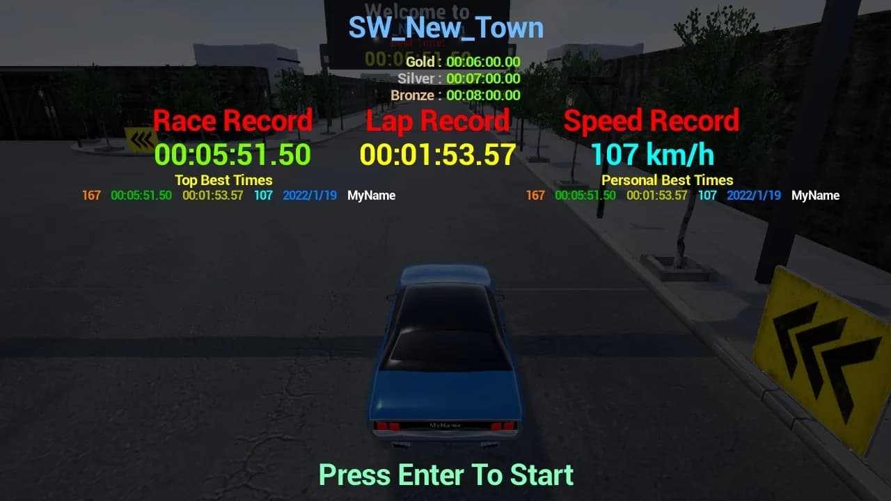 Maze Workout - Western Lost Solo Car Racer görsel 2