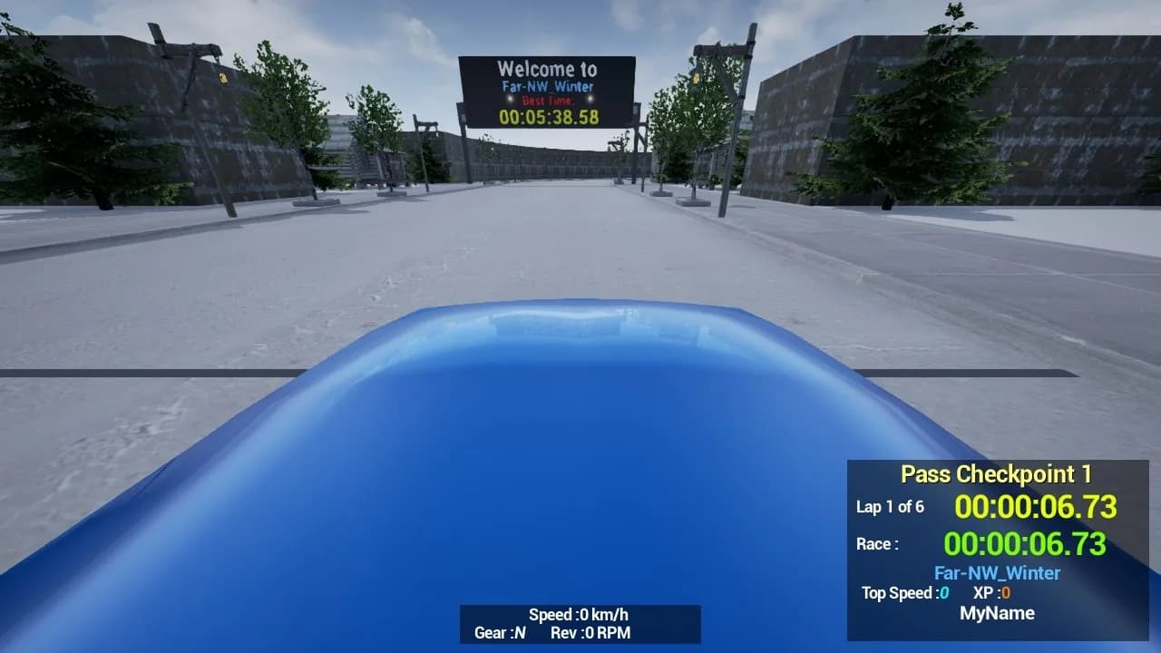 Maze Workout - Western Lost Solo Car Racer görsel 15
