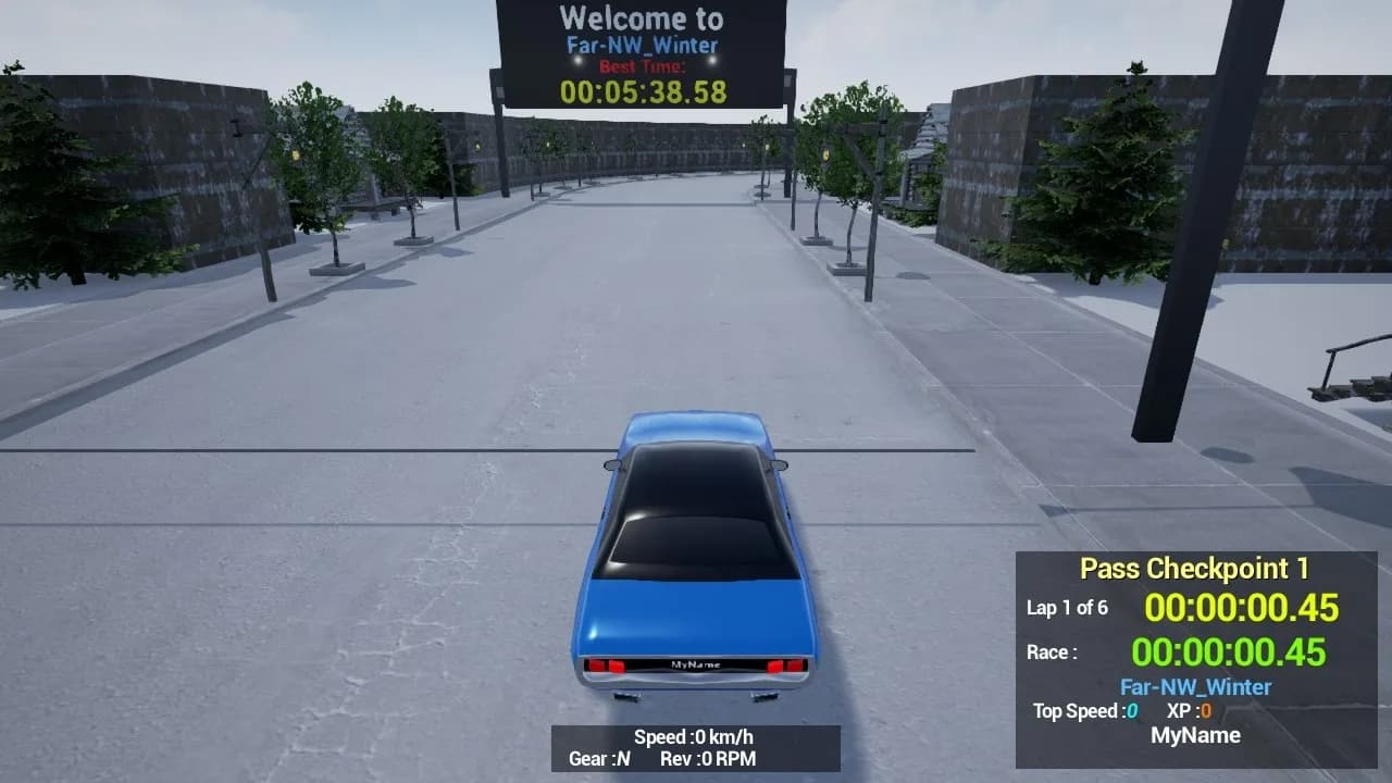 Maze Workout - Western Lost Solo Car Racer görsel 16