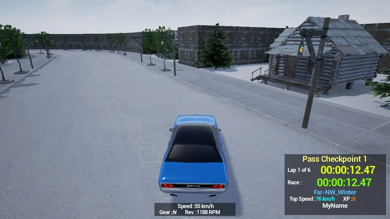 Maze Workout - Western Lost Solo Car Racer görsel 17
