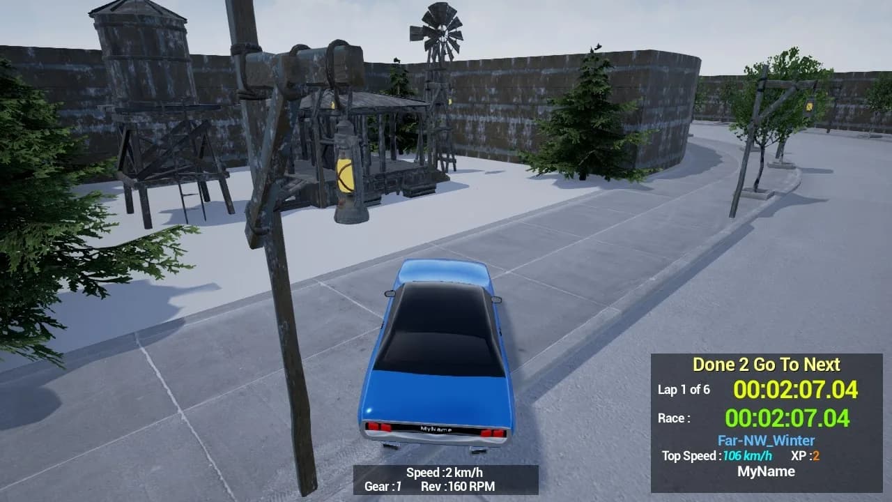 Maze Workout - Western Lost Solo Car Racer görsel 18