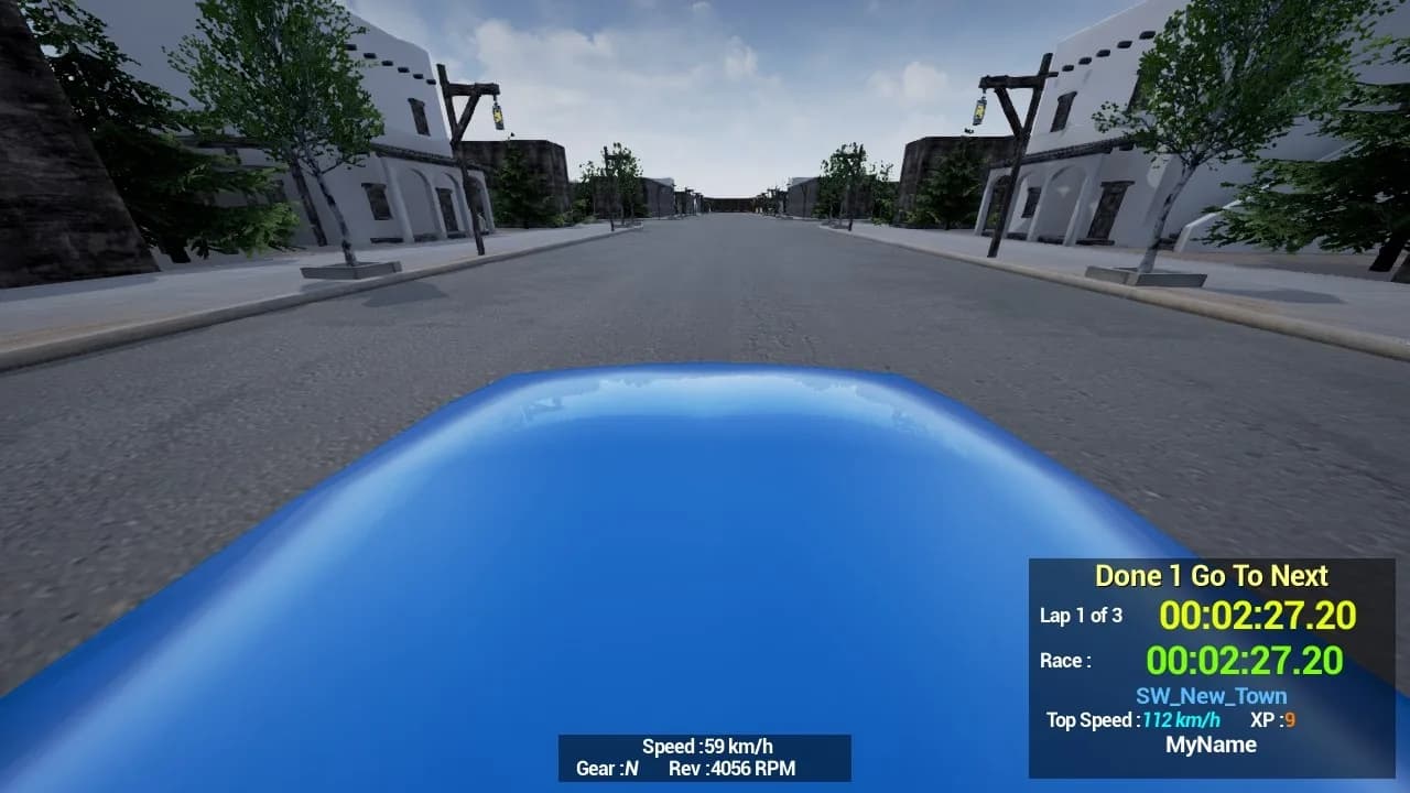 Maze Workout - Western Lost Solo Car Racer görsel 4