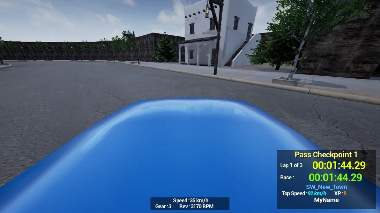 Maze Workout - Western Lost Solo Car Racer görsel 6