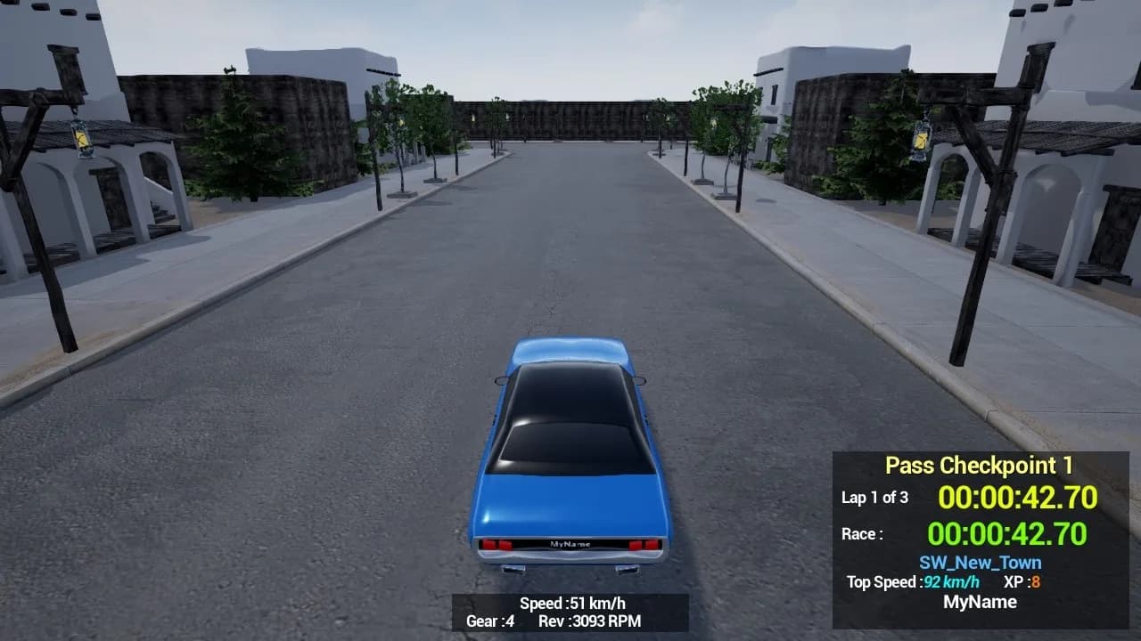 Maze Workout - Western Lost Solo Car Racer görsel 7
