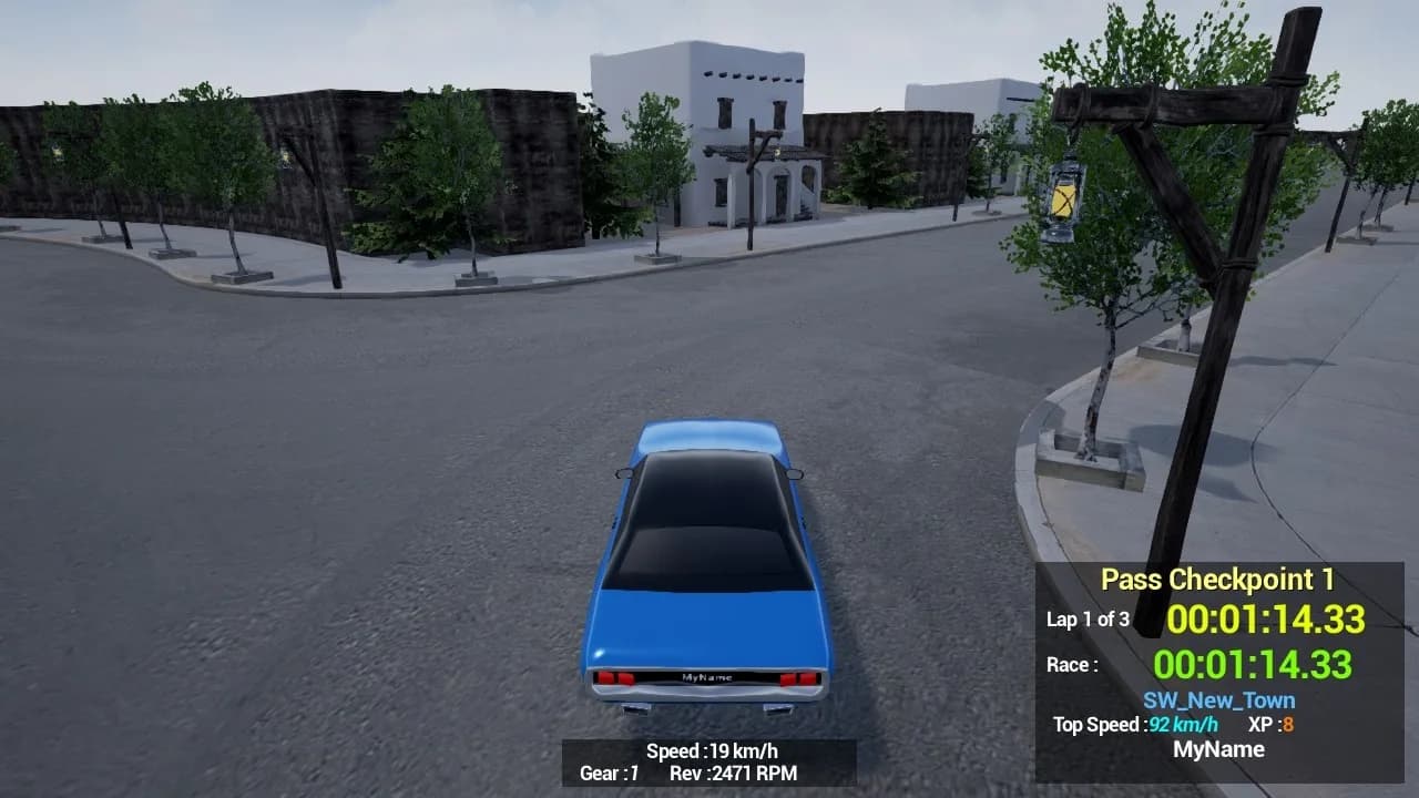Maze Workout - Western Lost Solo Car Racer görsel 8