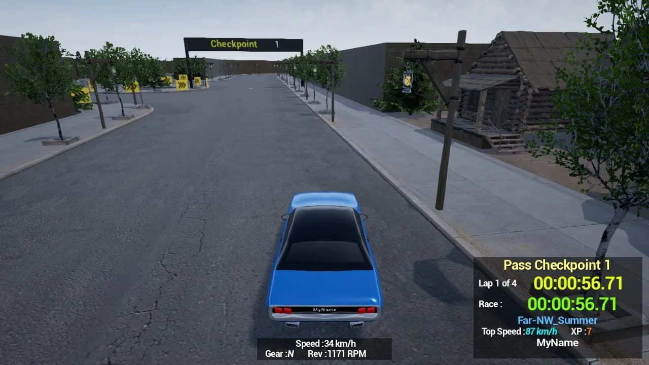 Maze Workout - Western Lost Solo Car Racer görsel 9