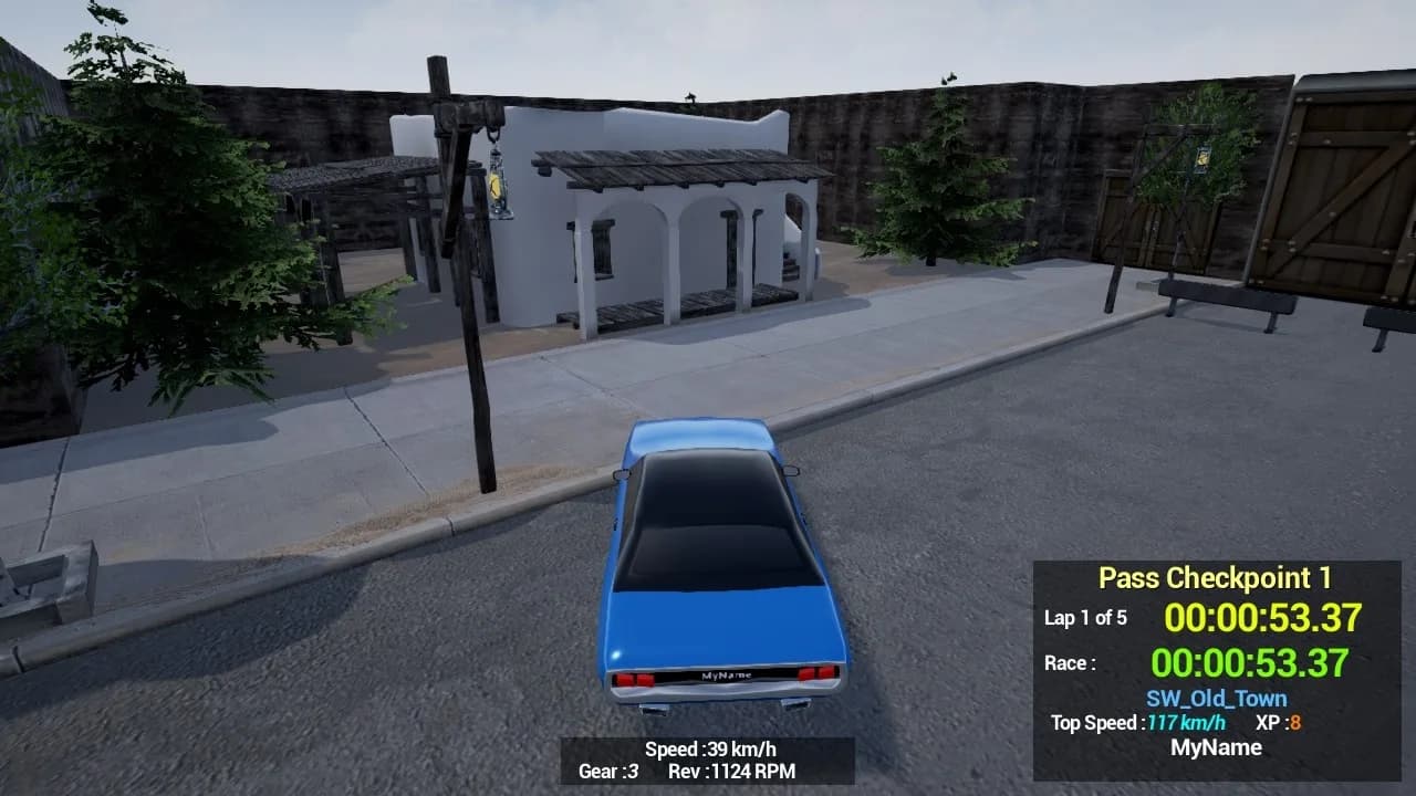 Maze Workout - Western Lost Solo Car Racer görsel 11