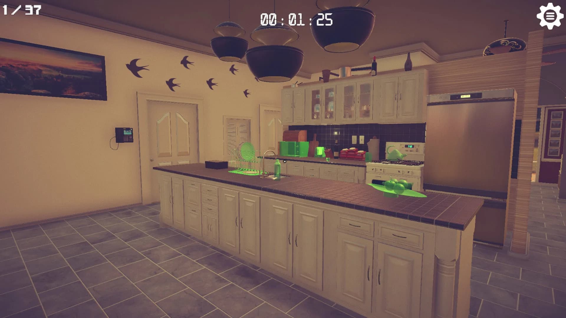 3D PUZZLE - Modern House görsel 5